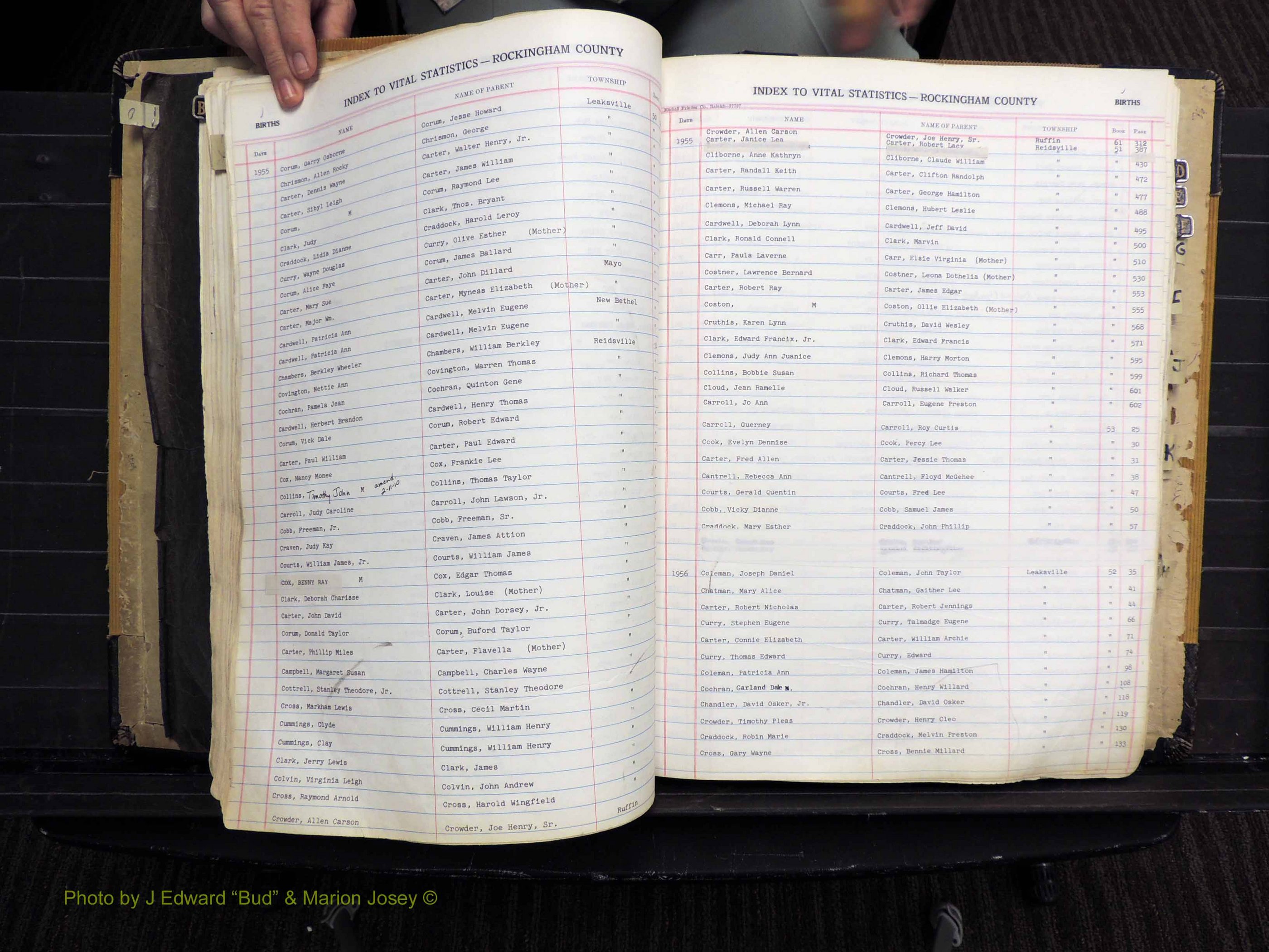 Rockingham Co, NC, Births, 1949-1967 (170).JPG