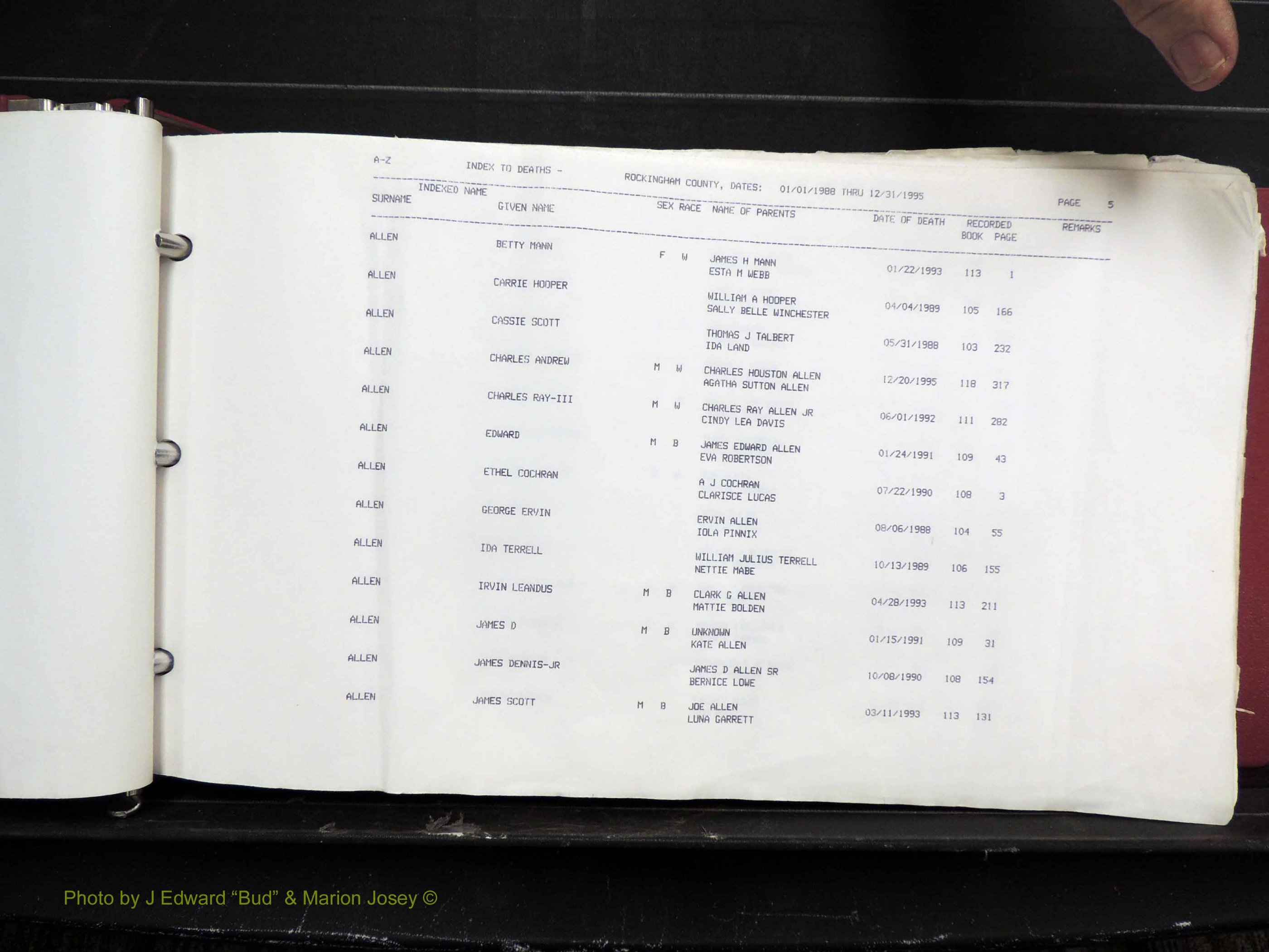 Rockingham Co, NC, Marriages, Births & Deaths 10068.JPG