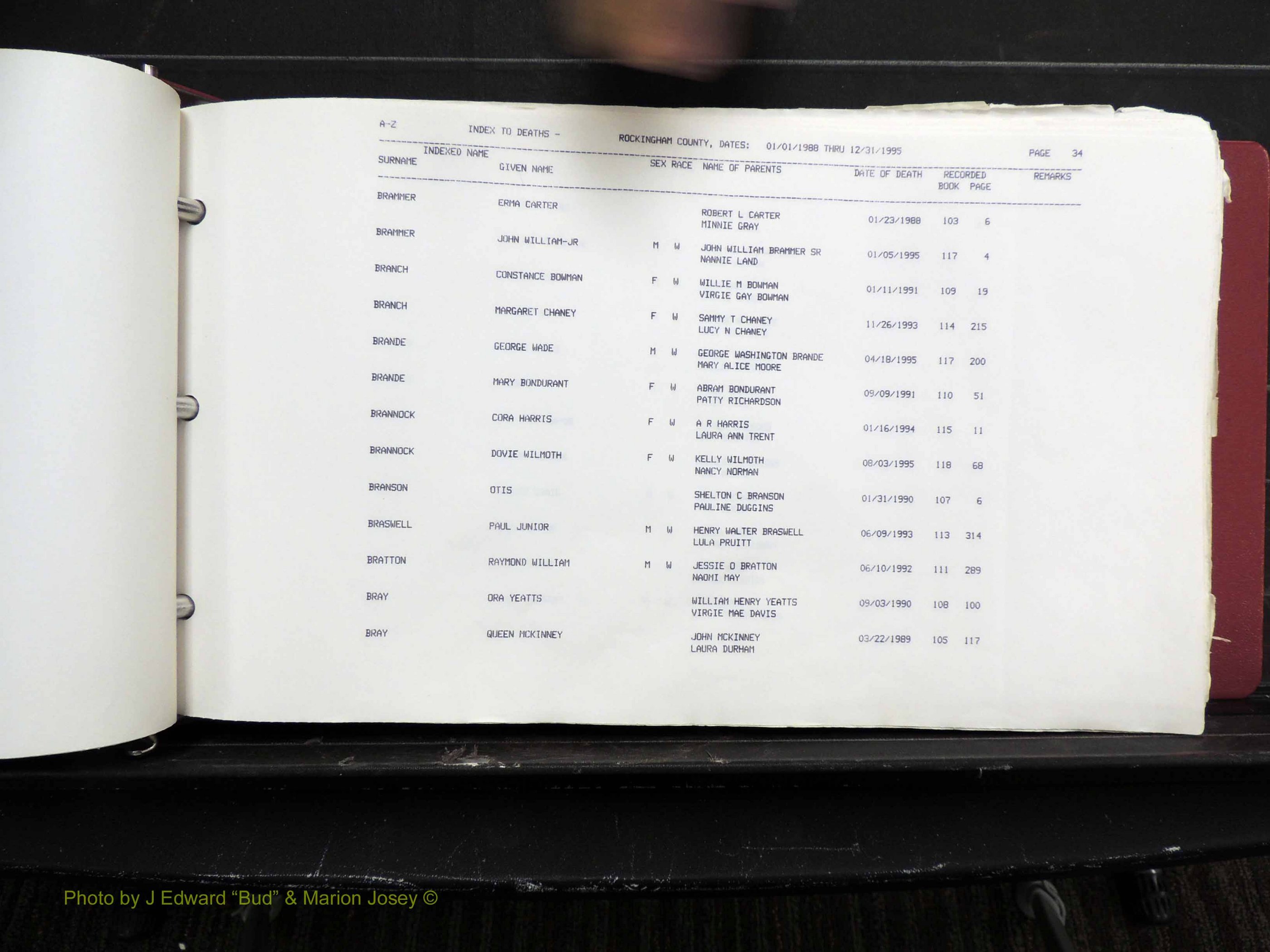 Rockingham Co, NC, Marriages, Births & Deaths 10097.JPG