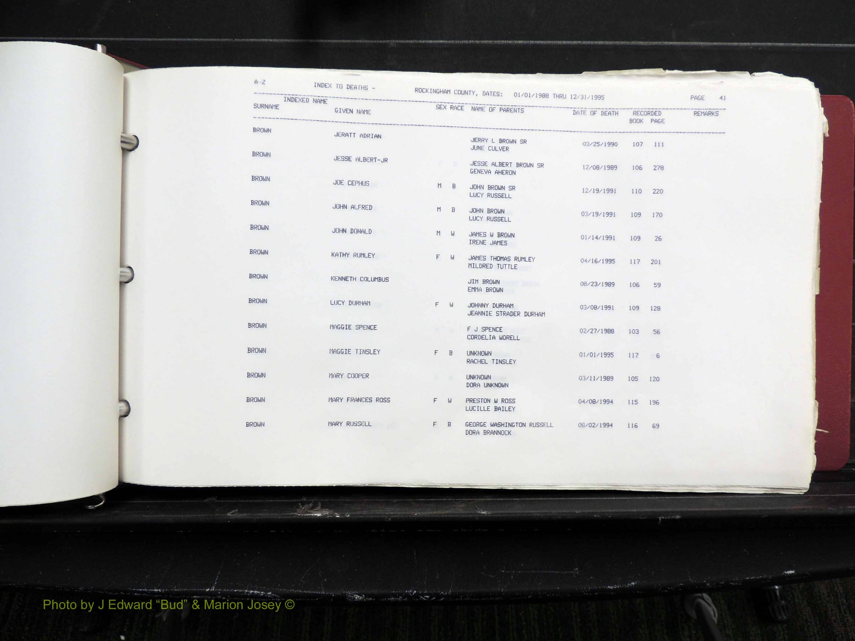 Rockingham Co, NC, Marriages, Births & Deaths 10104.JPG