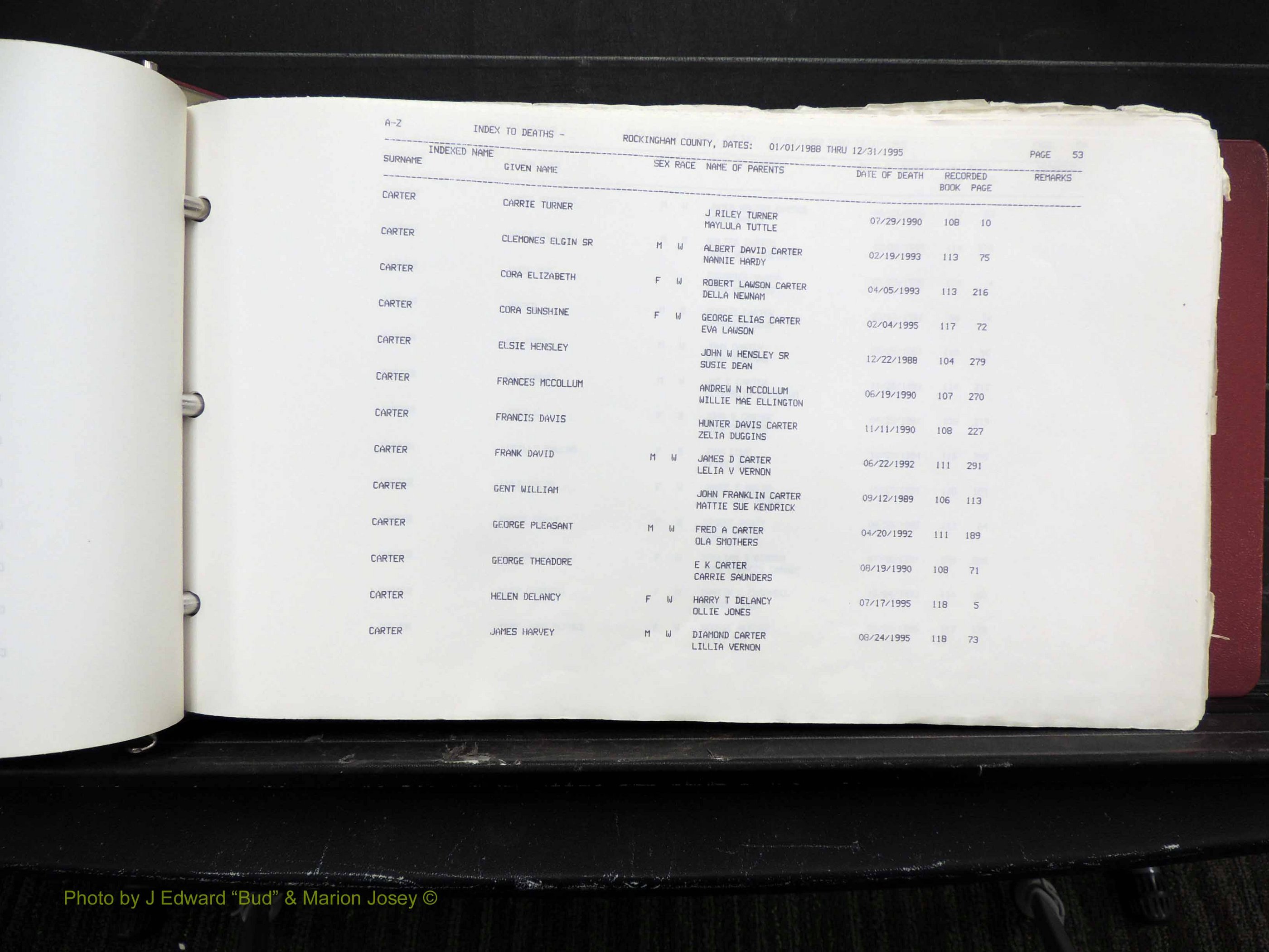 Rockingham Co, NC, Marriages, Births & Deaths 10116.JPG