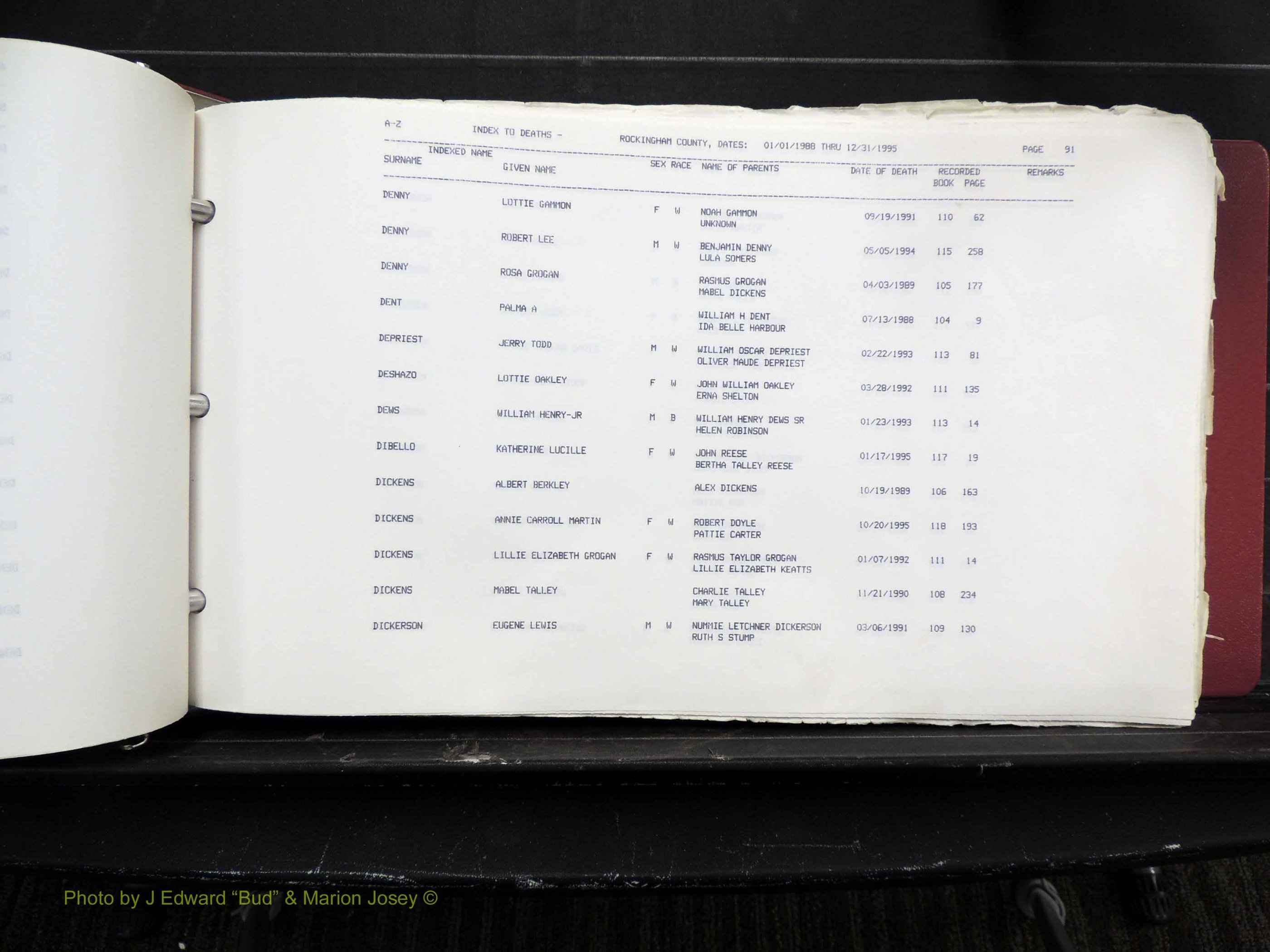 Rockingham Co, NC, Marriages, Births & Deaths 10154.JPG