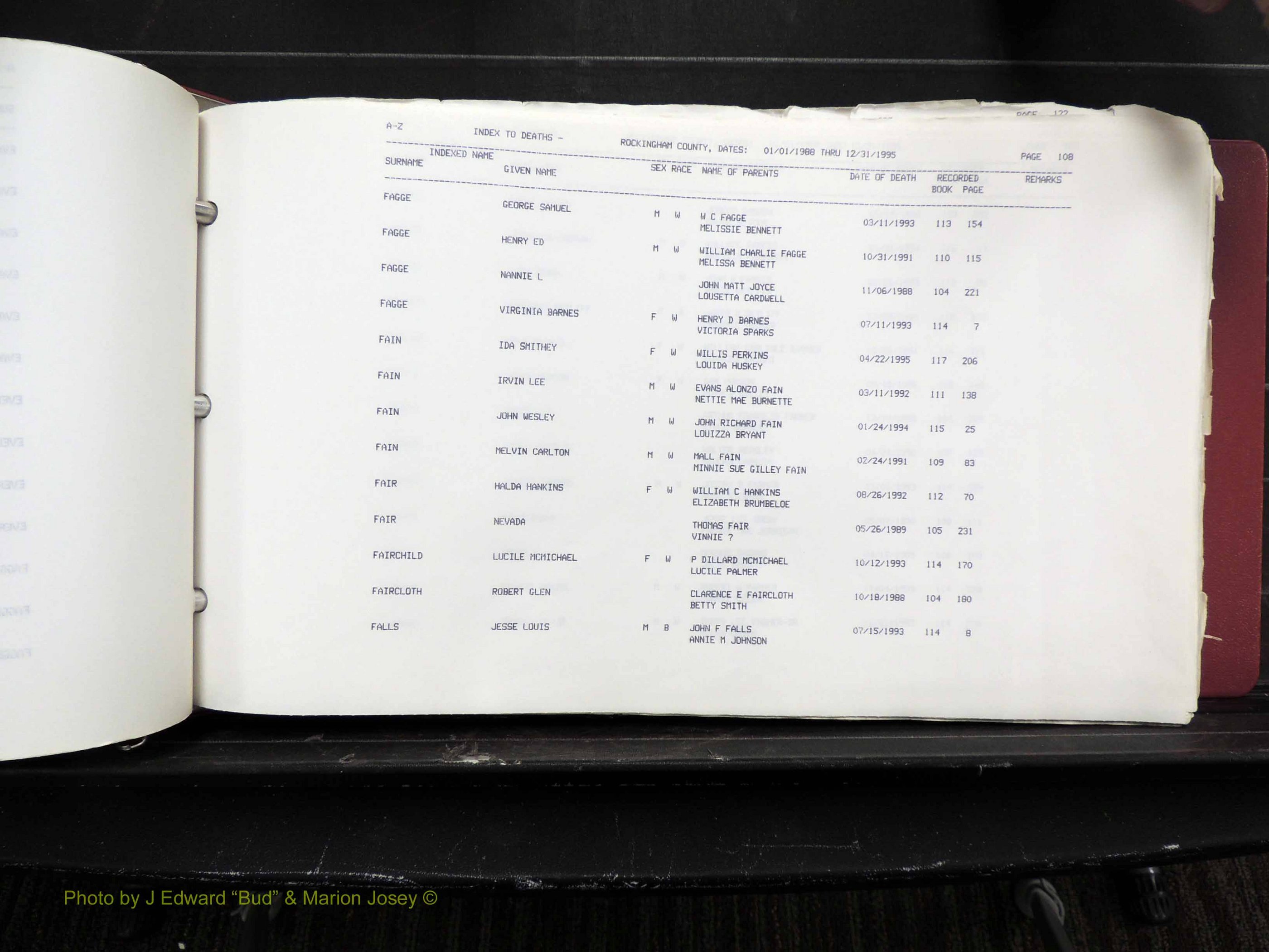 Rockingham Co, NC, Marriages, Births & Deaths 10171.JPG