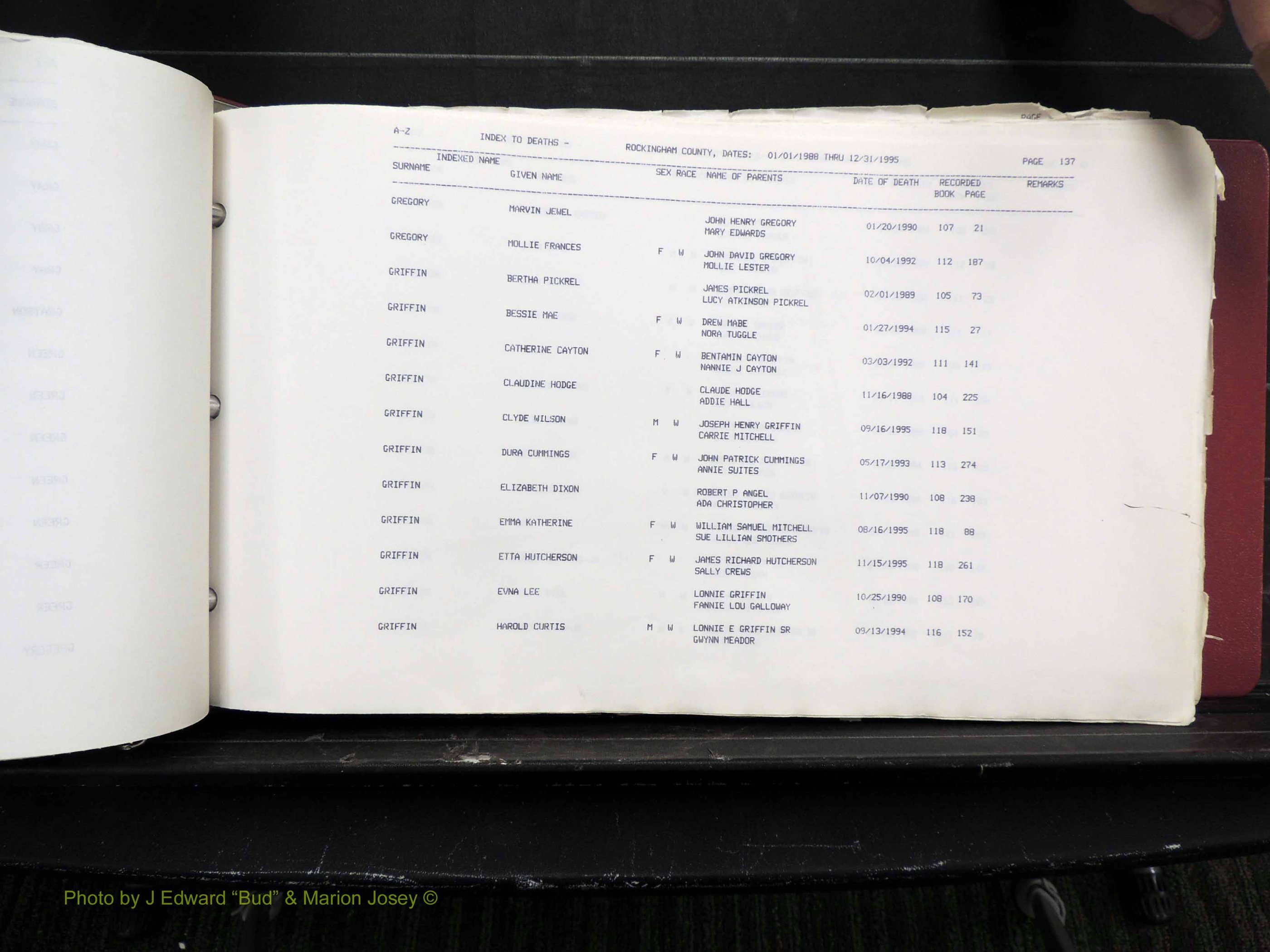 Rockingham Co, NC, Marriages, Births & Deaths 10200.JPG