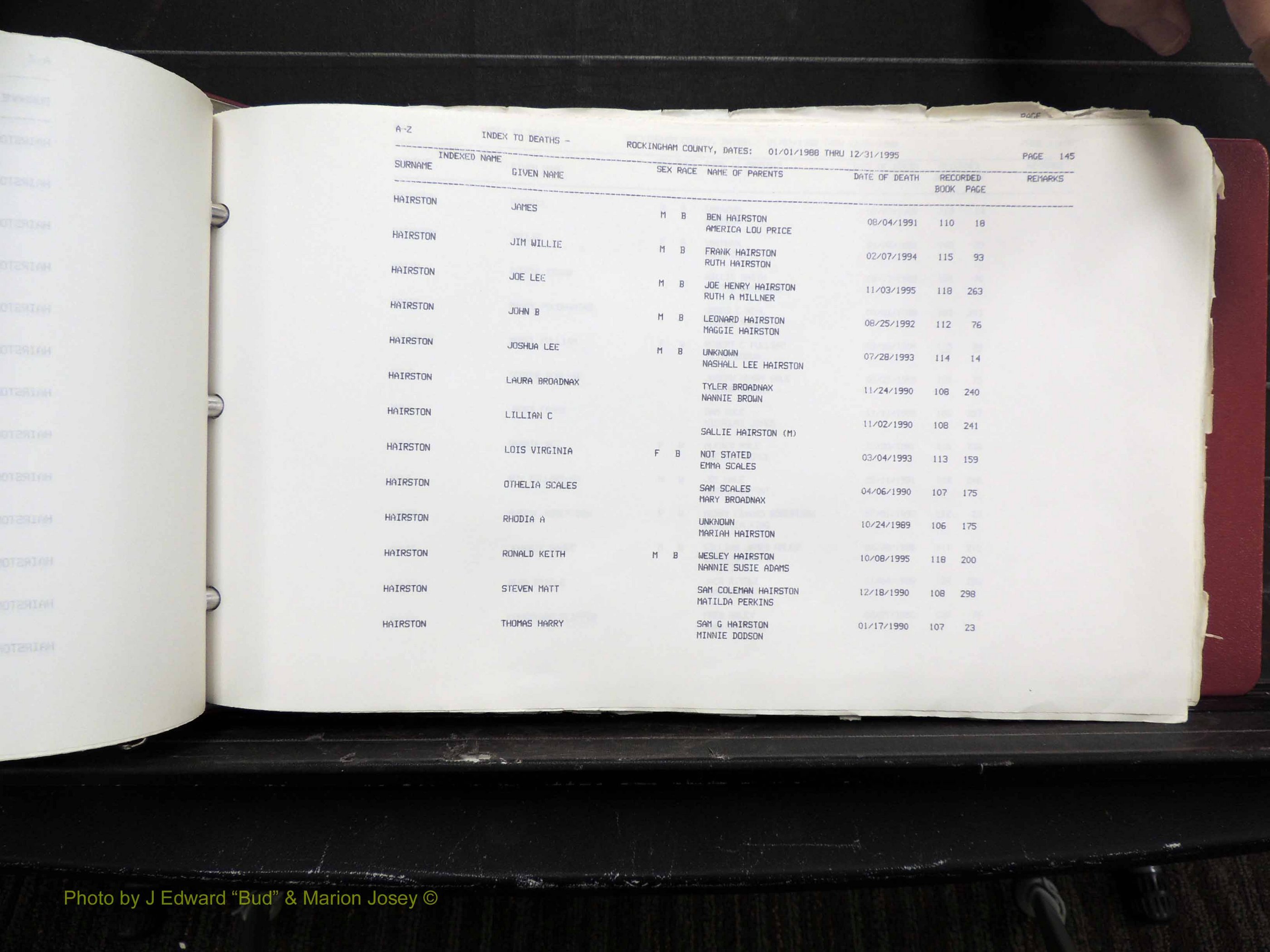 Rockingham Co, NC, Marriages, Births & Deaths 10208.JPG