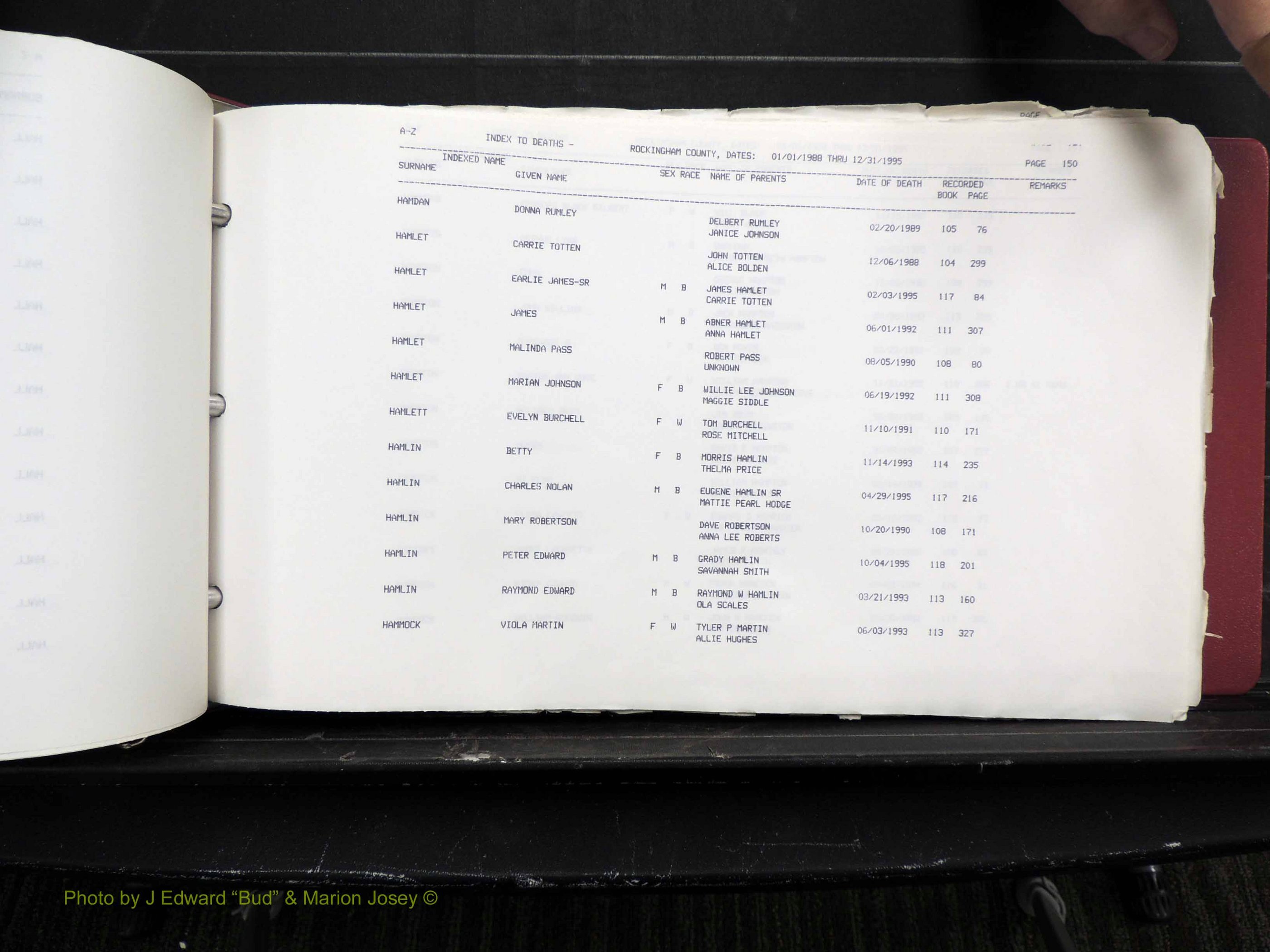 Rockingham Co, NC, Marriages, Births & Deaths 10213.JPG