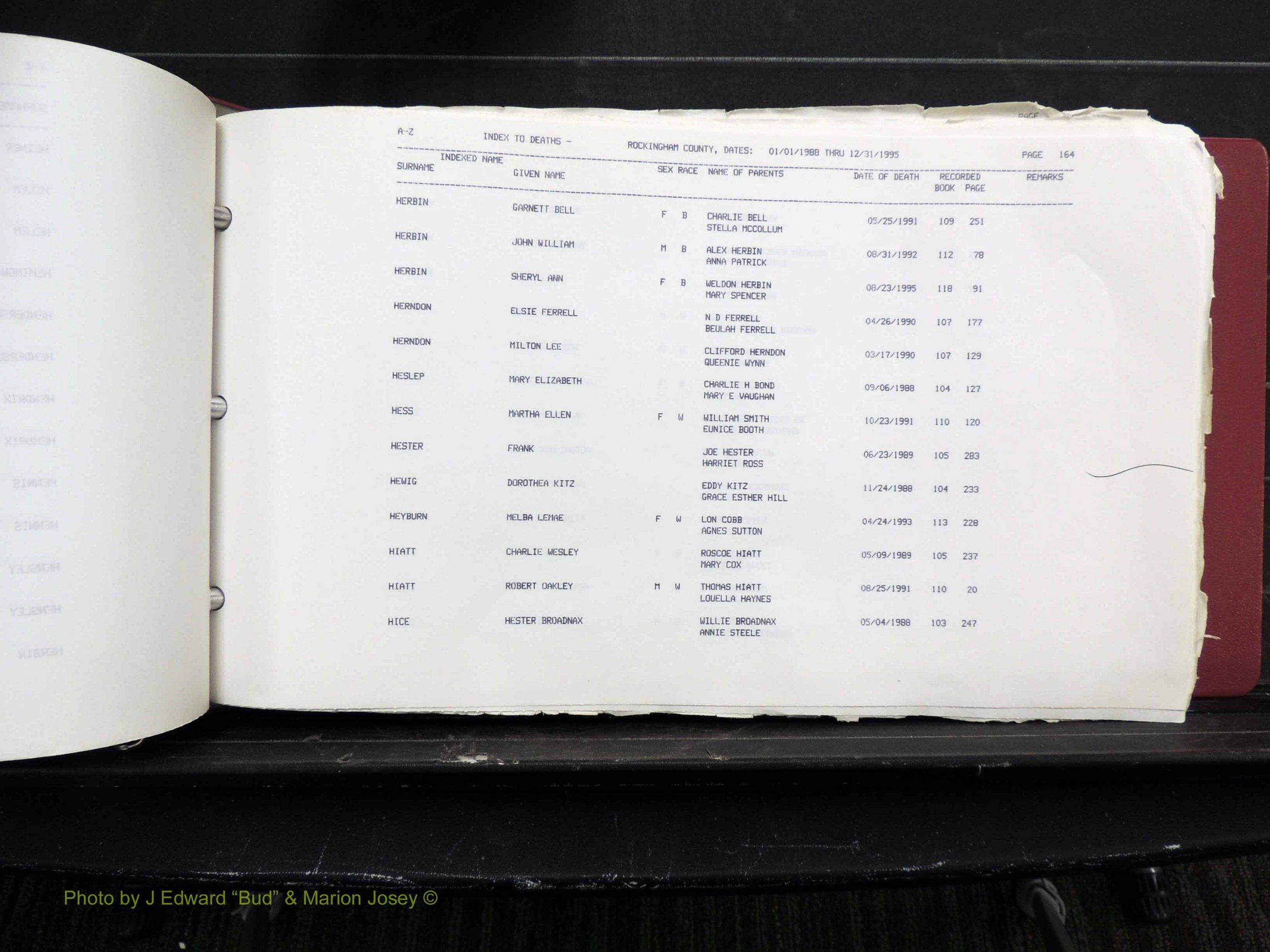Rockingham Co, NC, Marriages, Births & Deaths 10227.JPG