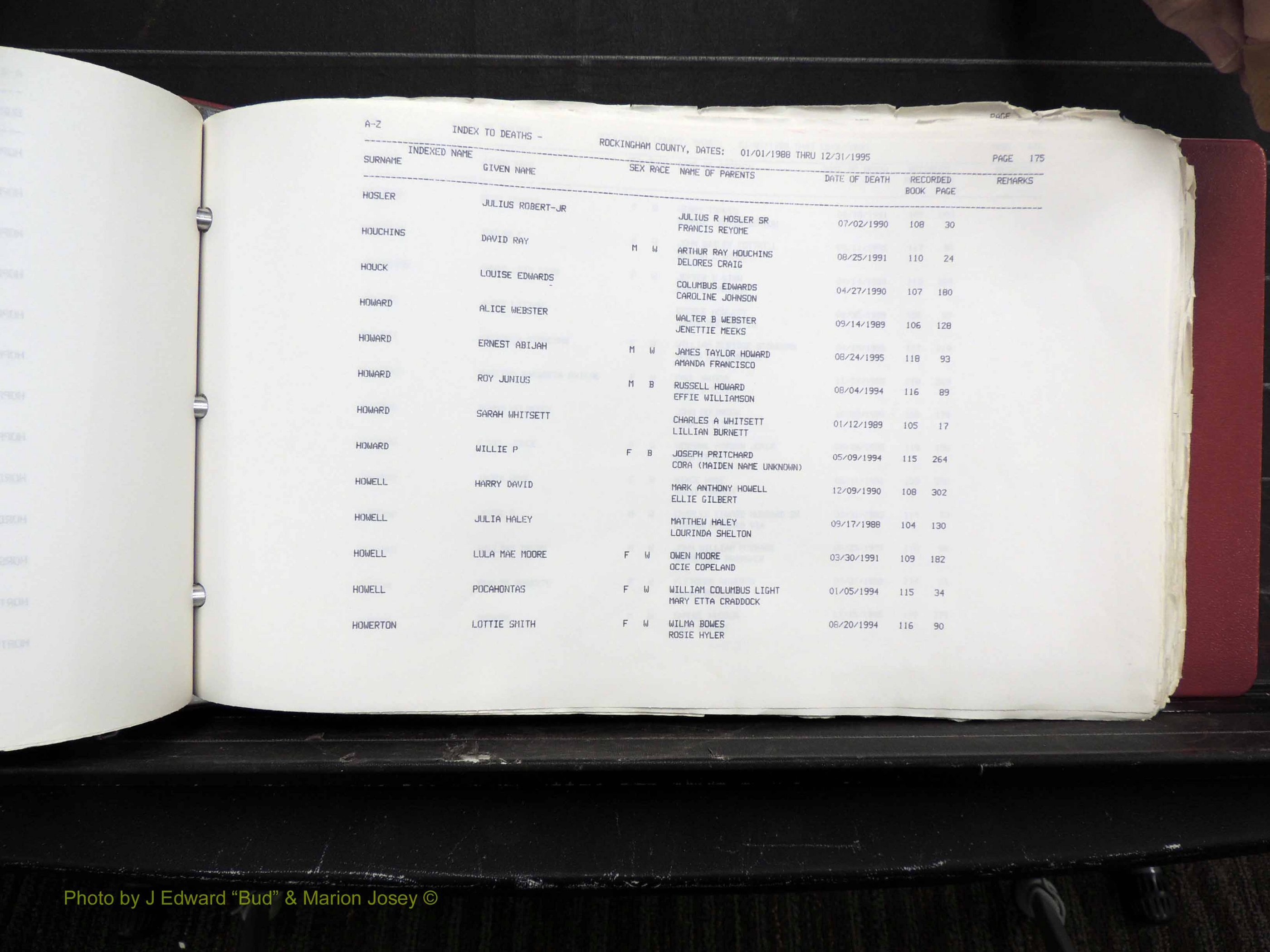Rockingham Co, NC, Marriages, Births & Deaths 10238.JPG