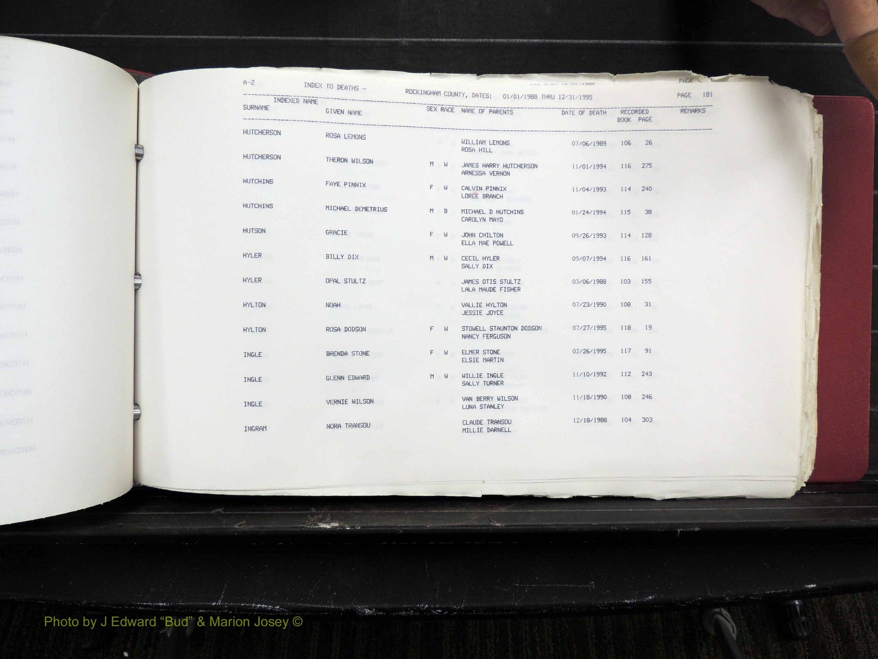 Rockingham Co, NC, Marriages, Births & Deaths 10244.JPG
