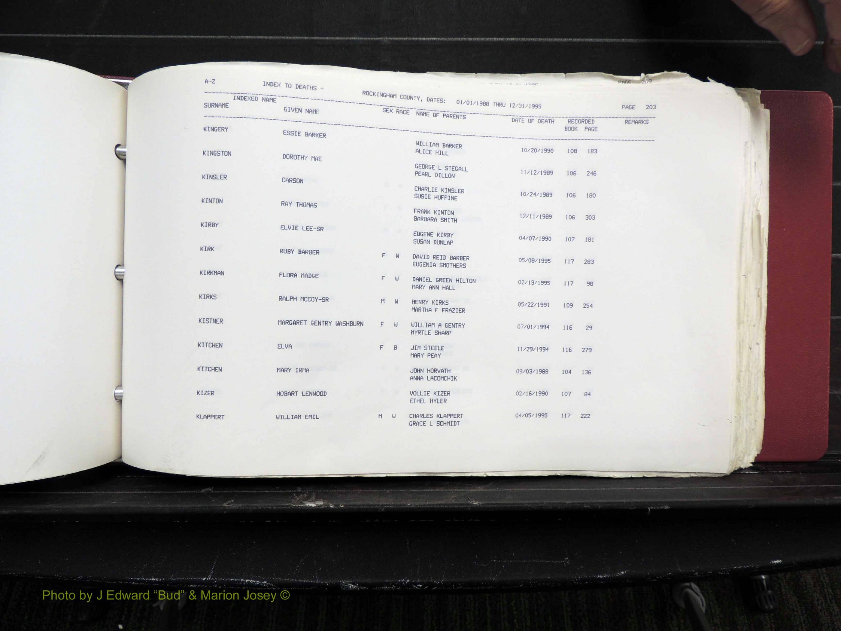 Rockingham Co, NC, Marriages, Births & Deaths 10266.JPG