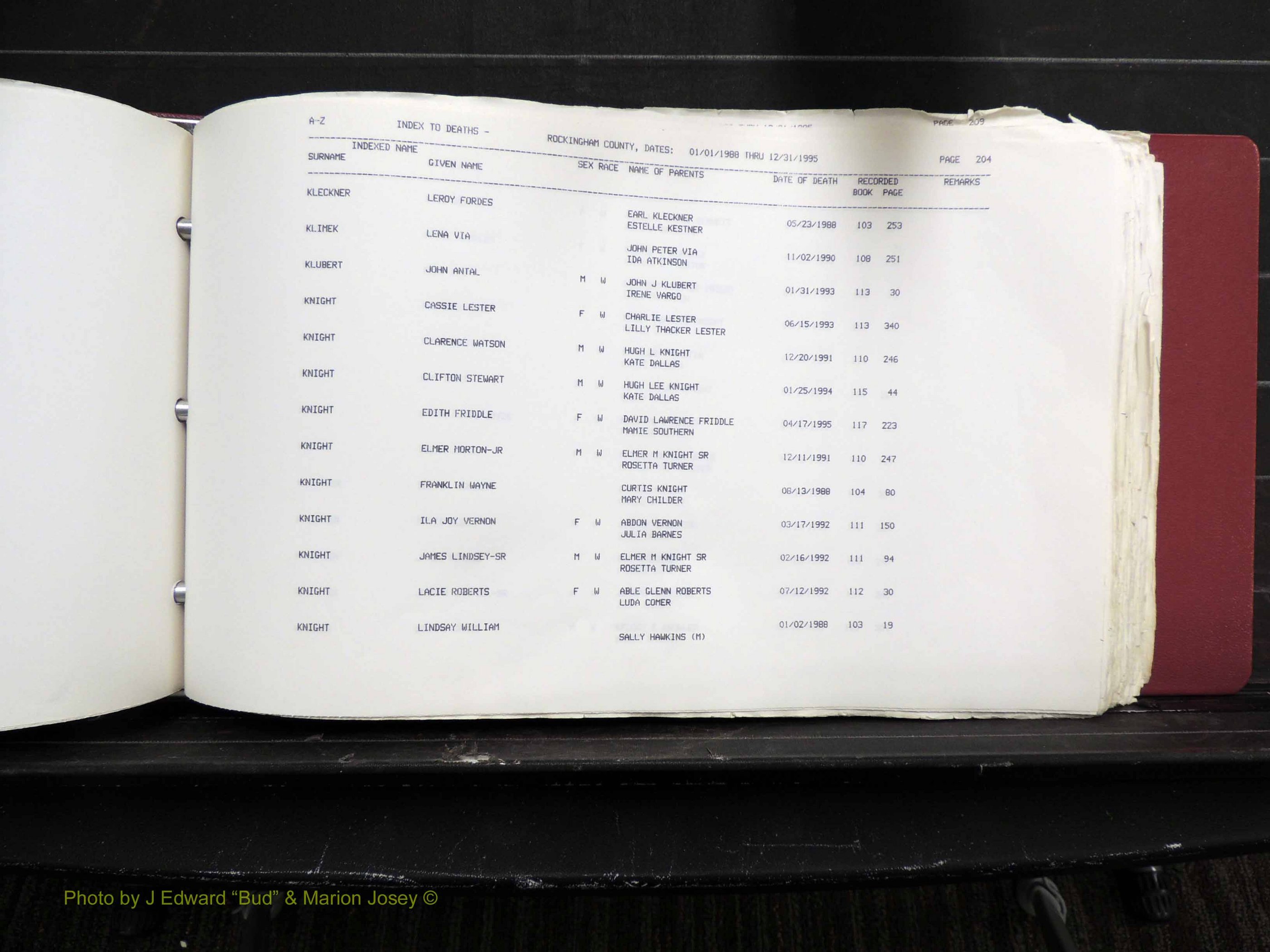 Rockingham Co, NC, Marriages, Births & Deaths 10267.JPG