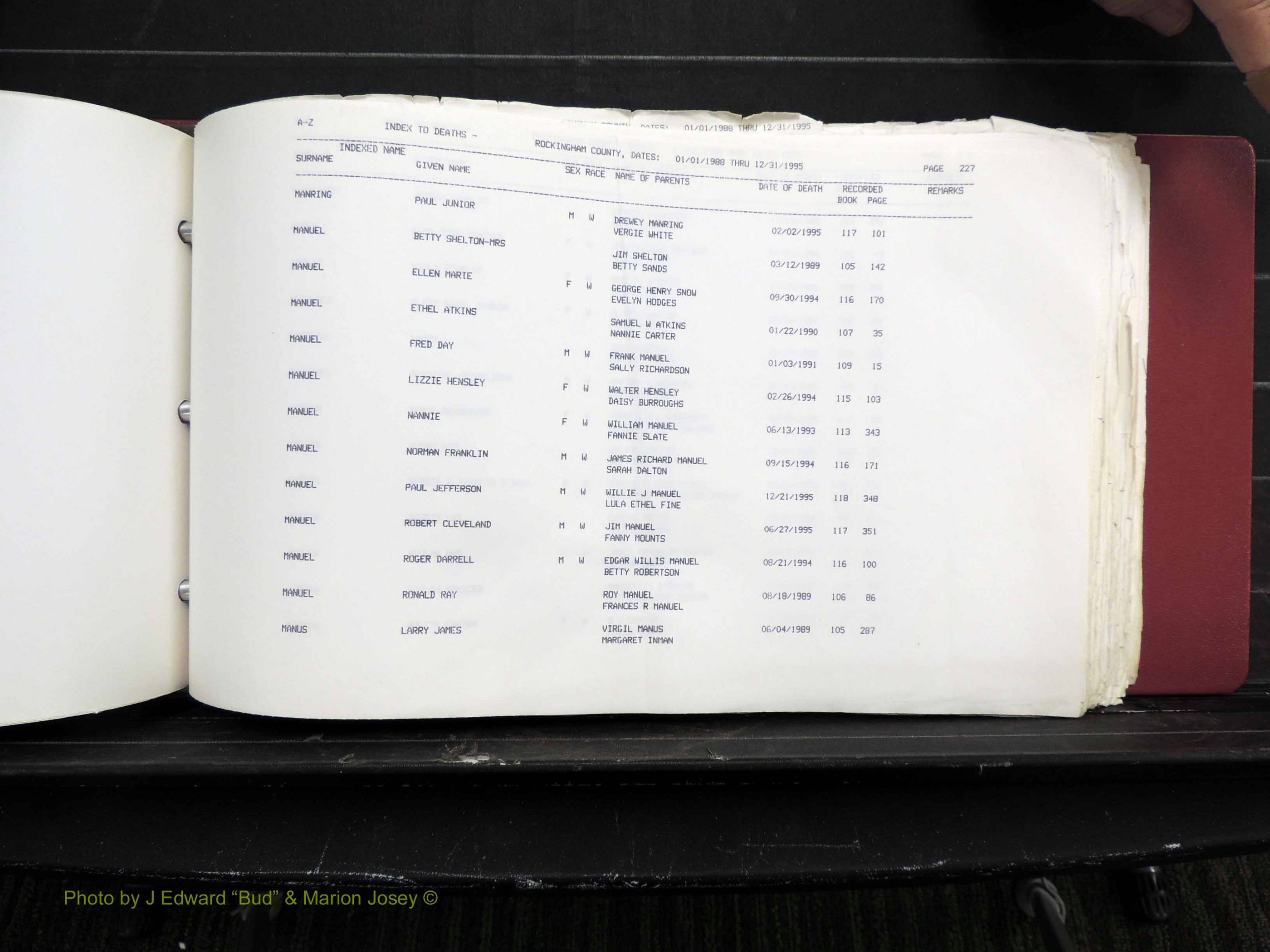 Rockingham Co, NC, Marriages, Births & Deaths 10290.JPG