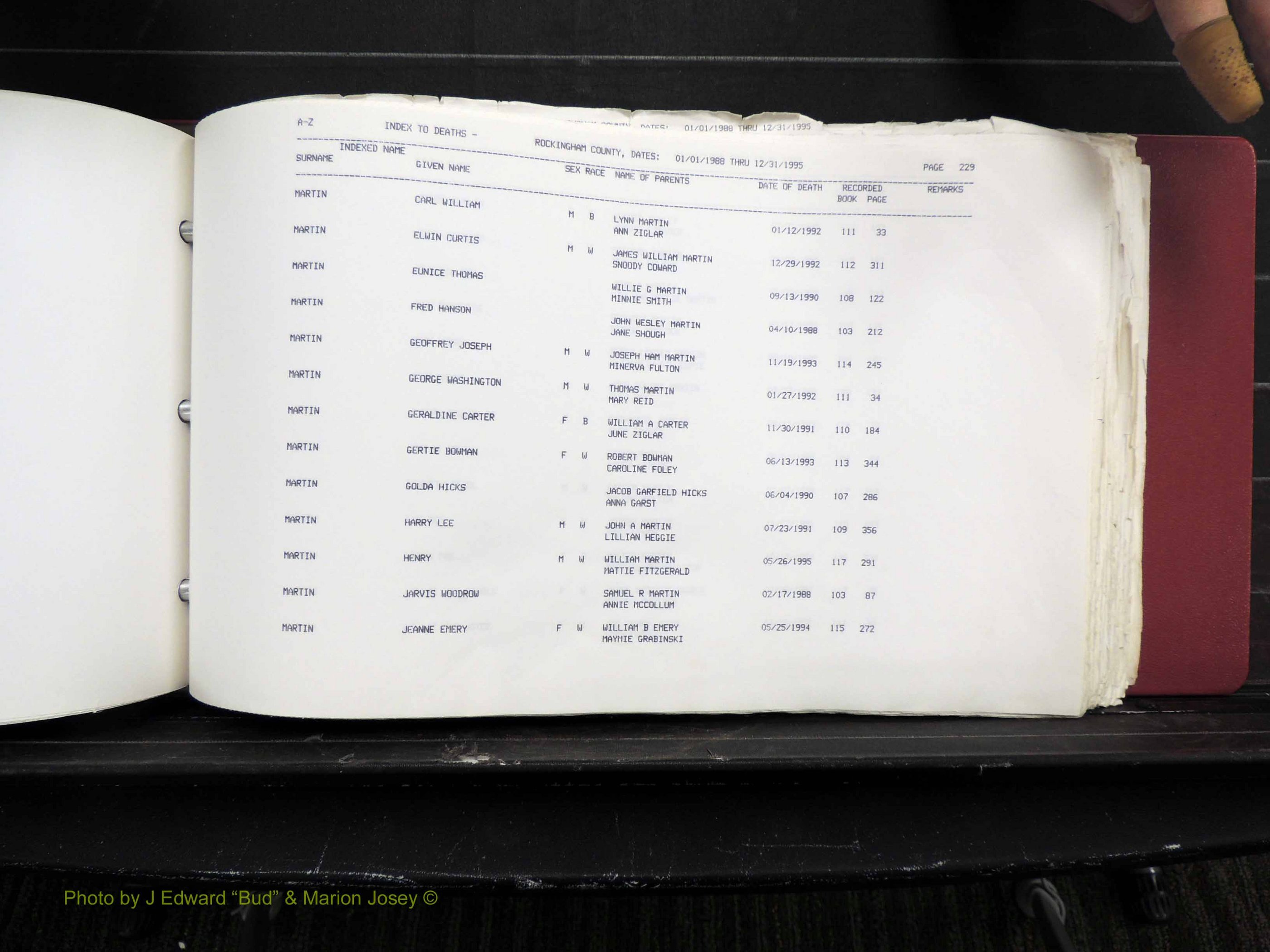 Rockingham Co, NC, Marriages, Births & Deaths 10292.JPG