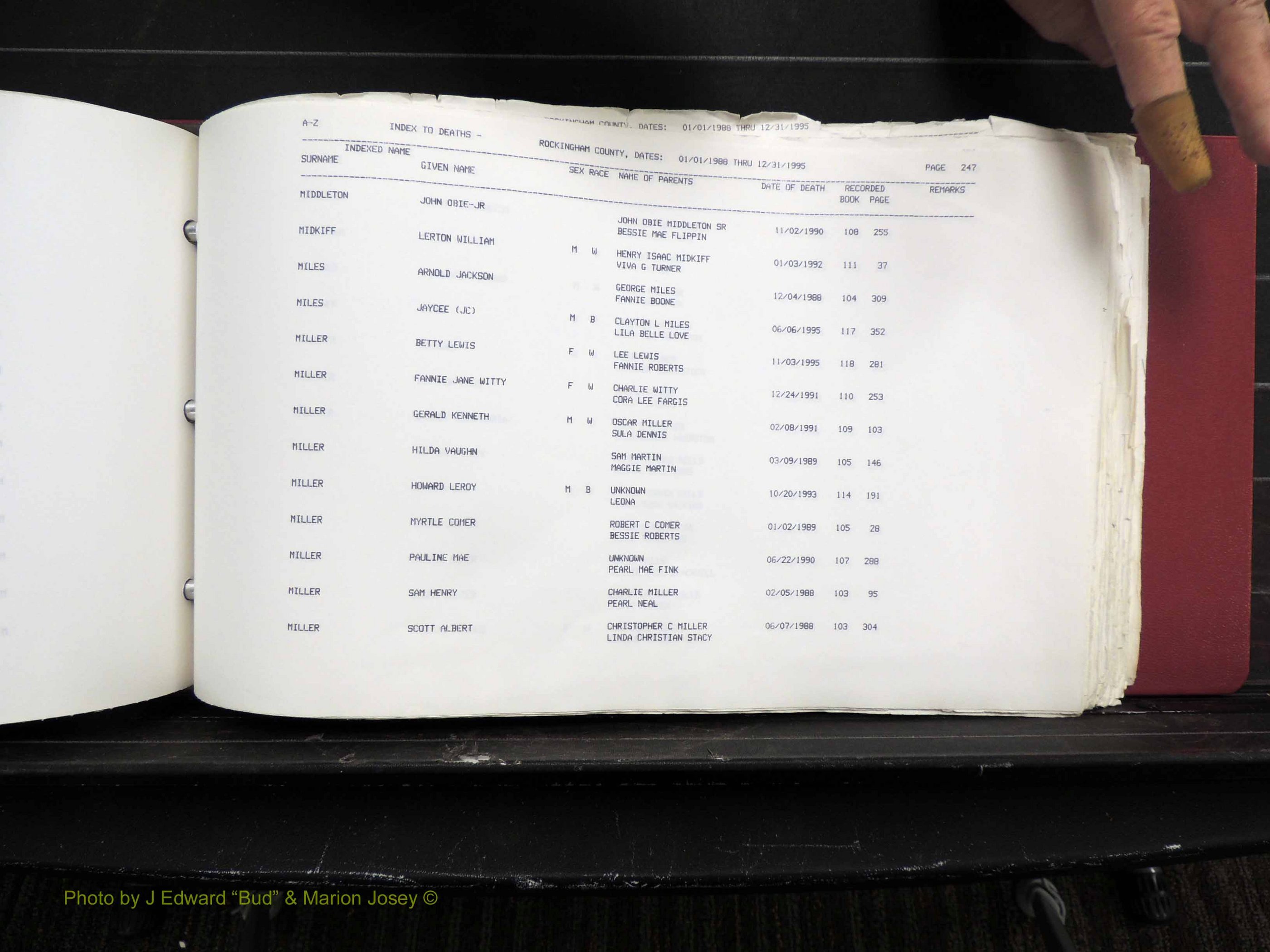 Rockingham Co, NC, Marriages, Births & Deaths 10310.JPG