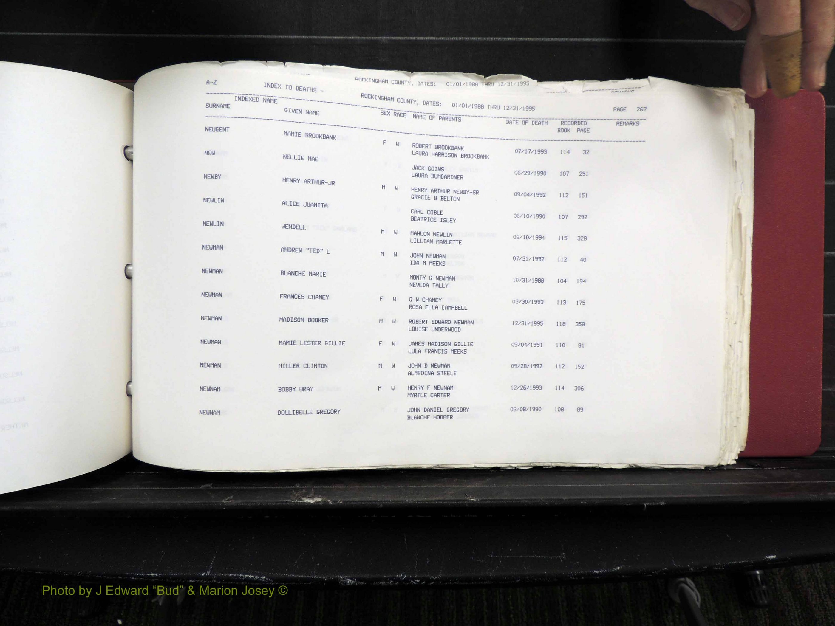 Rockingham Co, NC, Marriages, Births & Deaths 10330.JPG