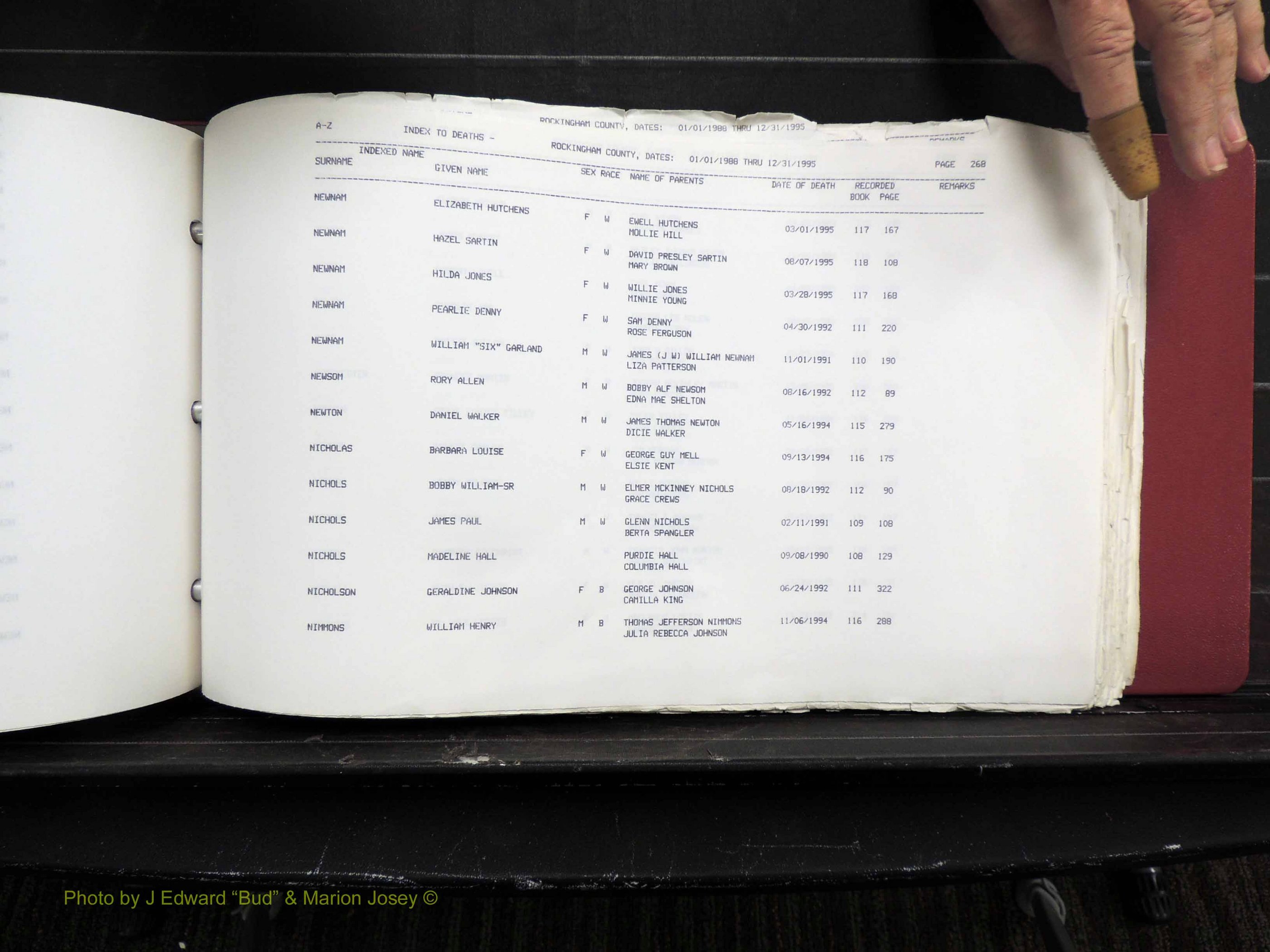 Rockingham Co, NC, Marriages, Births & Deaths 10331.JPG