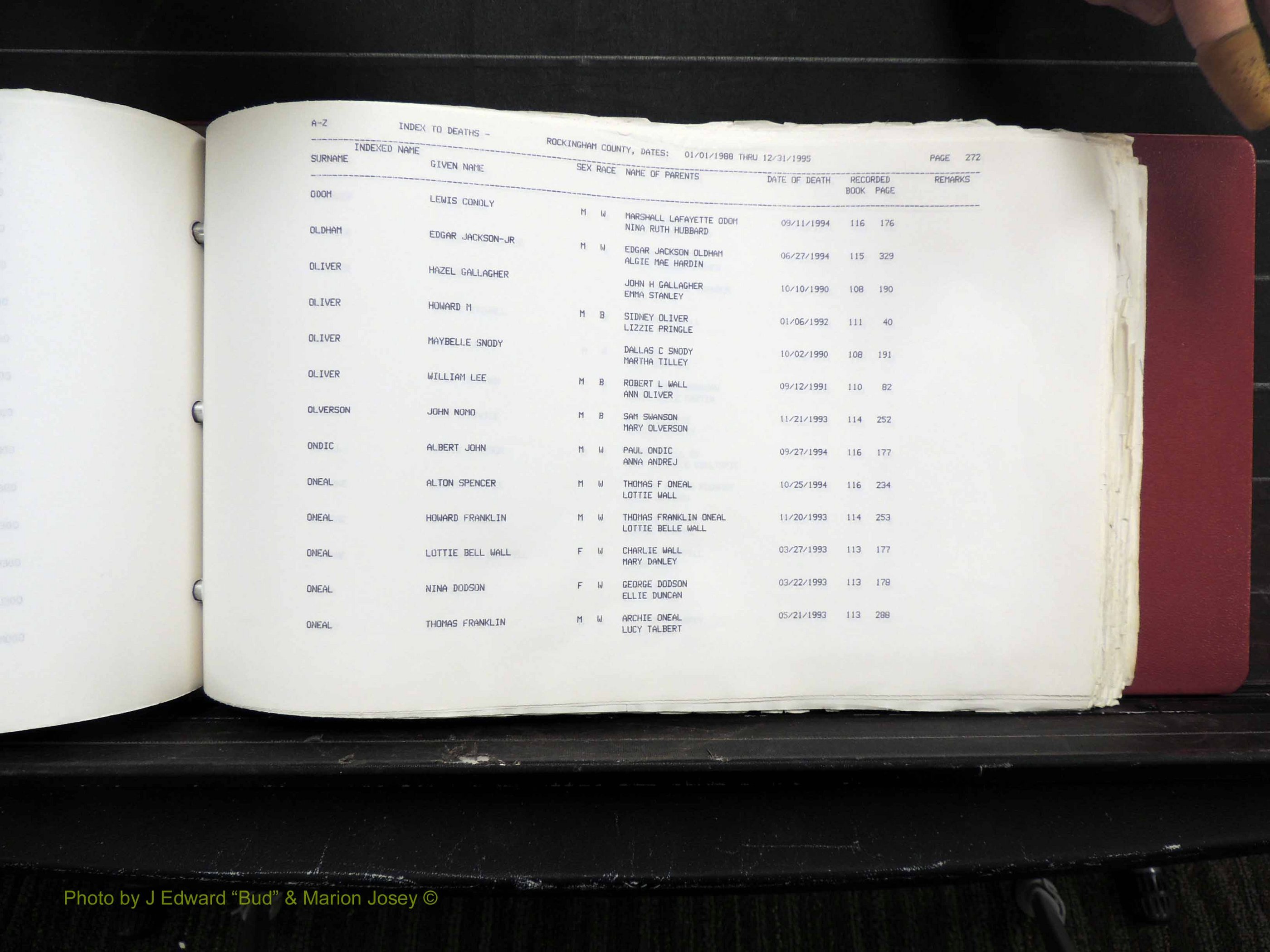 Rockingham Co, NC, Marriages, Births & Deaths 10335.JPG