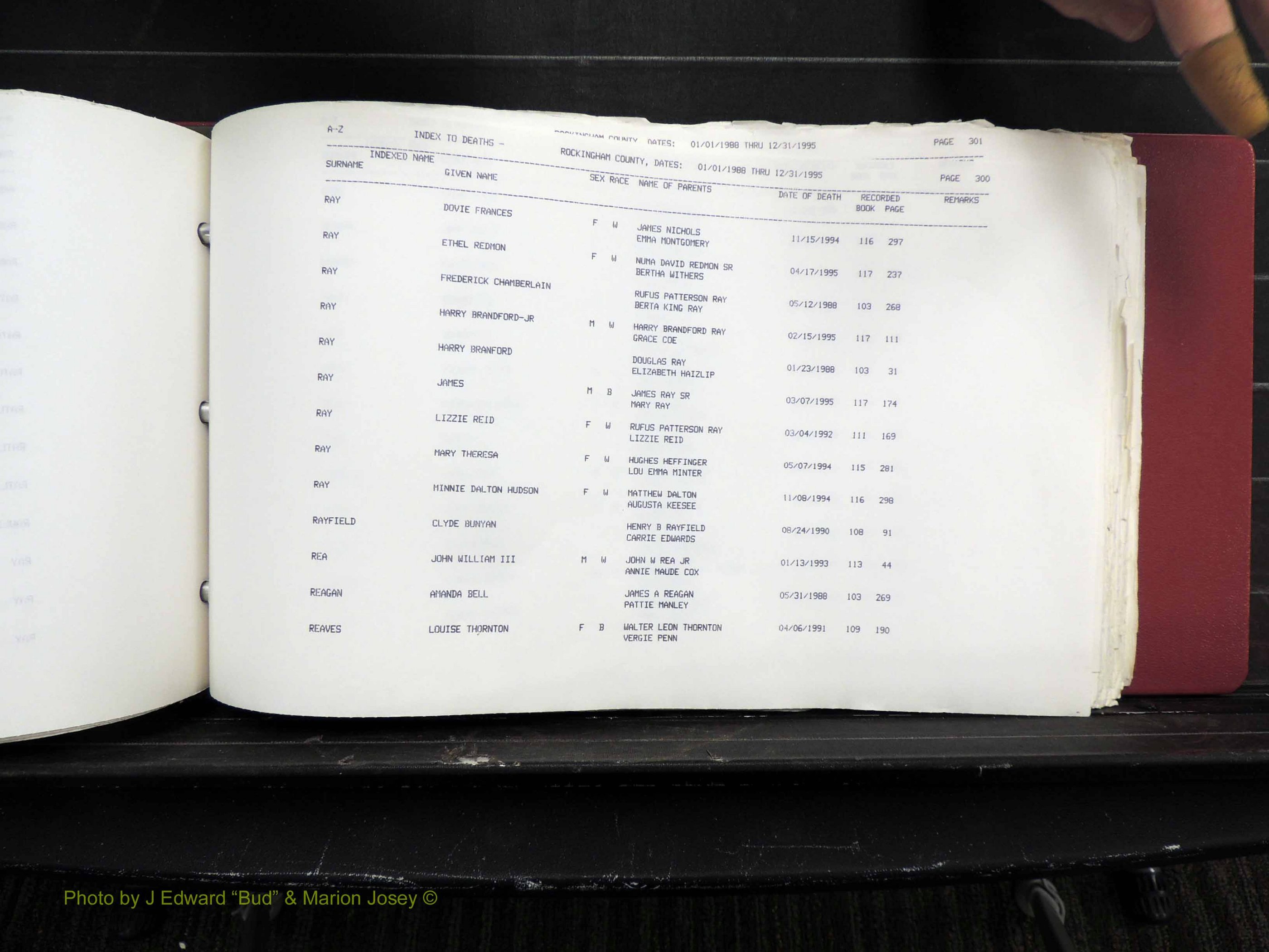 Rockingham Co, NC, Marriages, Births & Deaths 10363.JPG