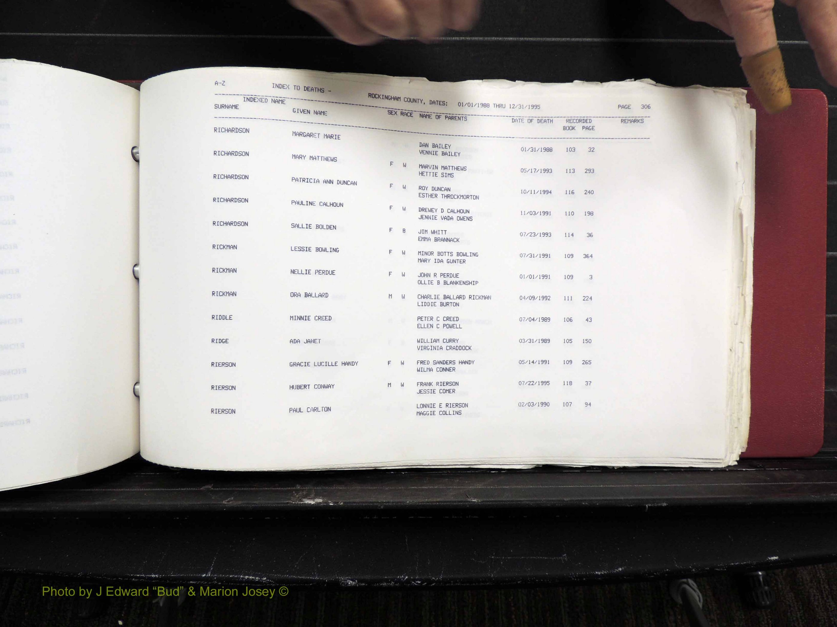 Rockingham Co, NC, Marriages, Births & Deaths 10369.JPG