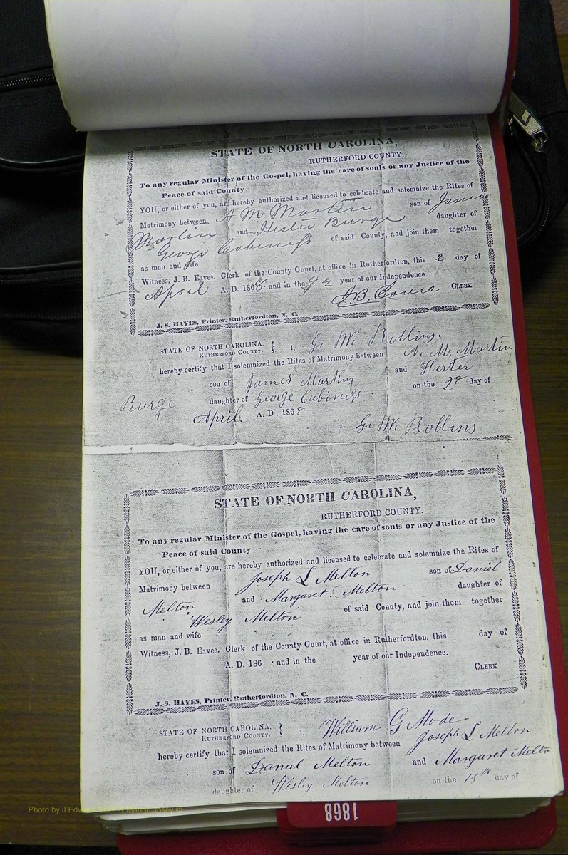 Rutherford Co, NC, Marriages 1865 - 1867 (112).JPG