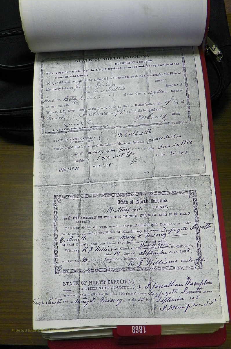Rutherford Co, NC, Marriages 1865 - 1867 (119).JPG