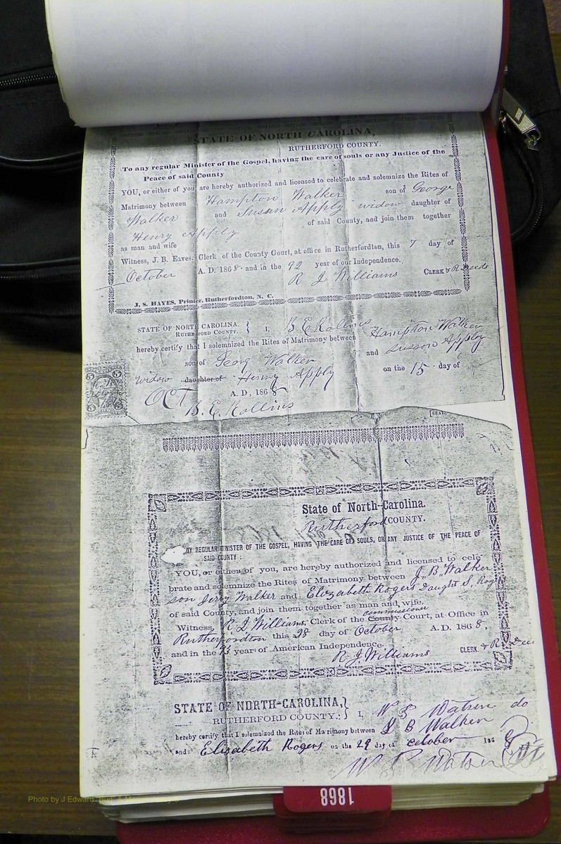 Rutherford Co, NC, Marriages 1865 - 1867 (120).JPG