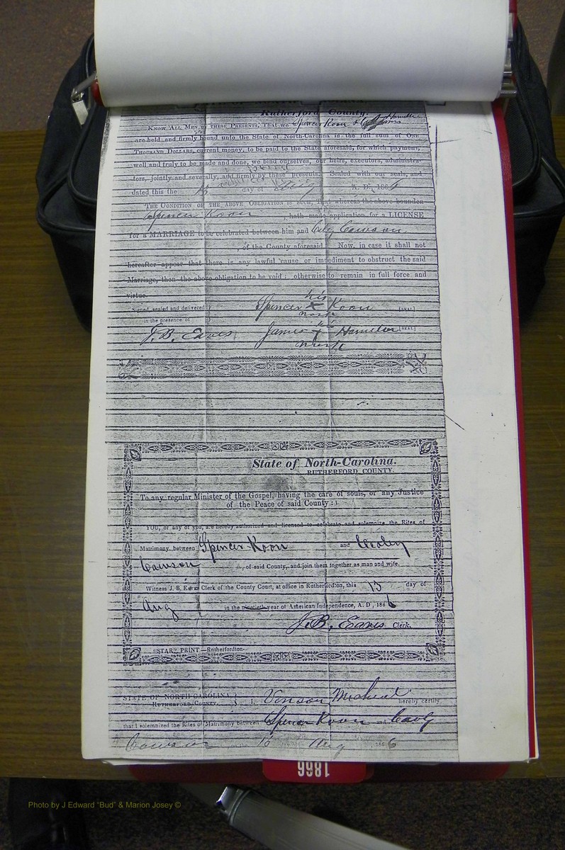 Rutherford Co, NC, Marriages 1865 - 1867 (15).JPG