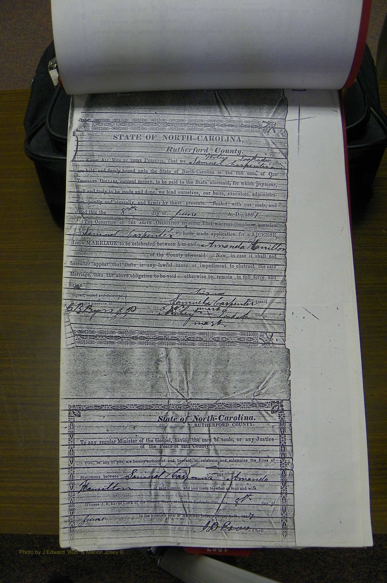 Rutherford Co, NC, Marriages 1865 - 1867 (28).JPG