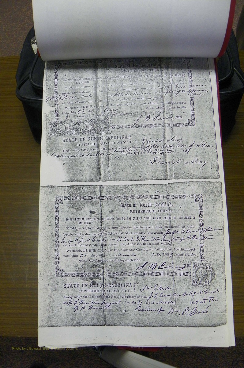 Rutherford Co, NC, Marriages 1865 - 1867 (30).JPG