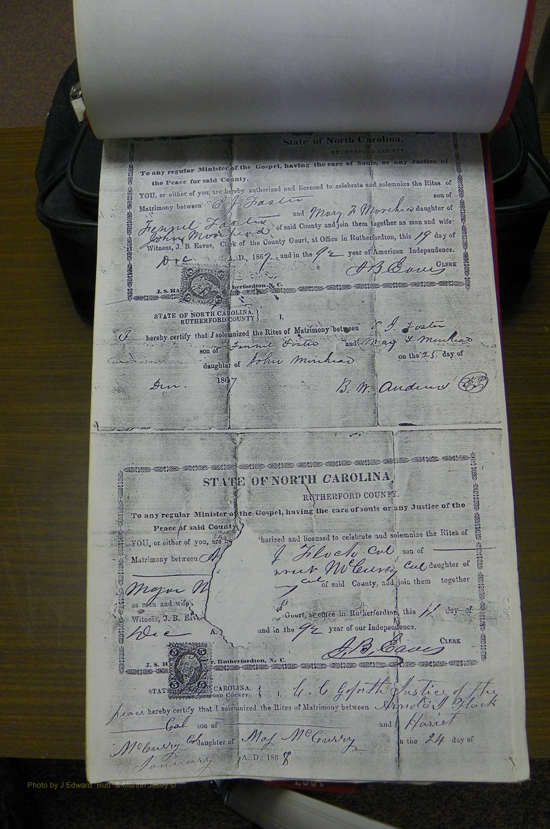 Rutherford Co, NC, Marriages 1865 - 1867 (33).JPG