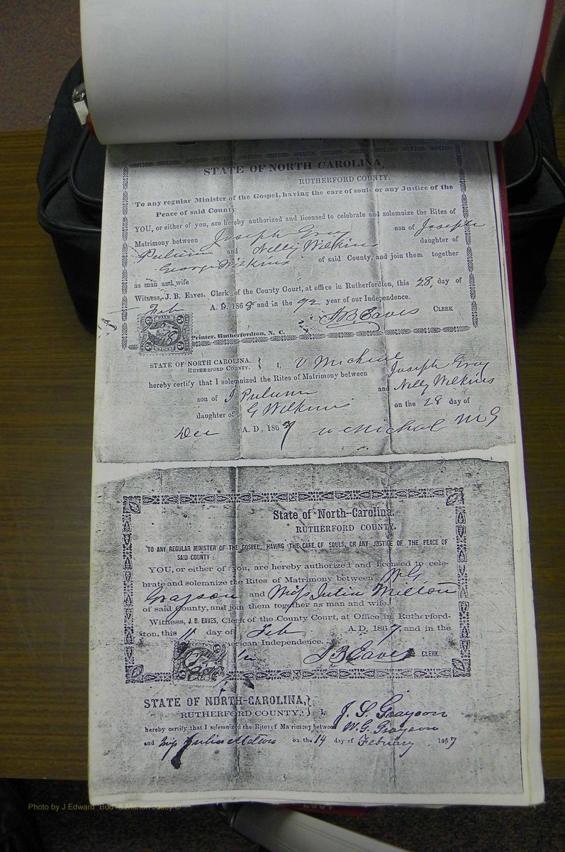 Rutherford Co, NC, Marriages 1865 - 1867 (36).JPG