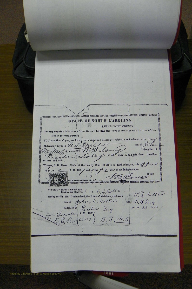 Rutherford Co, NC, Marriages 1865 - 1867 (58).JPG
