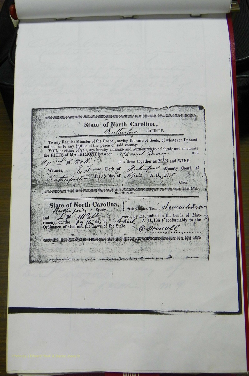 Rutherford Co, NC, Marriages 1865 - 1867 (6).JPG