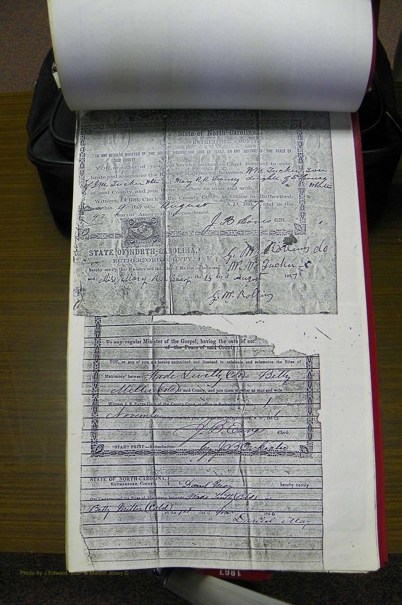 Rutherford Co, NC, Marriages 1865 - 1867 (71).JPG