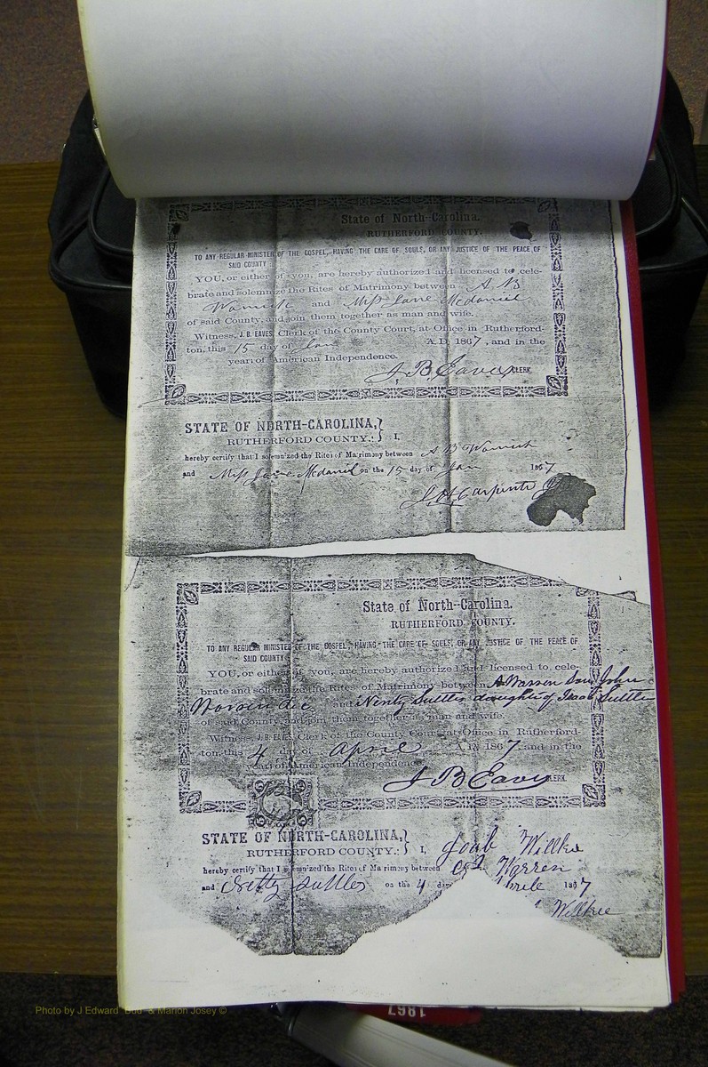 Rutherford Co, NC, Marriages 1865 - 1867 (73).JPG
