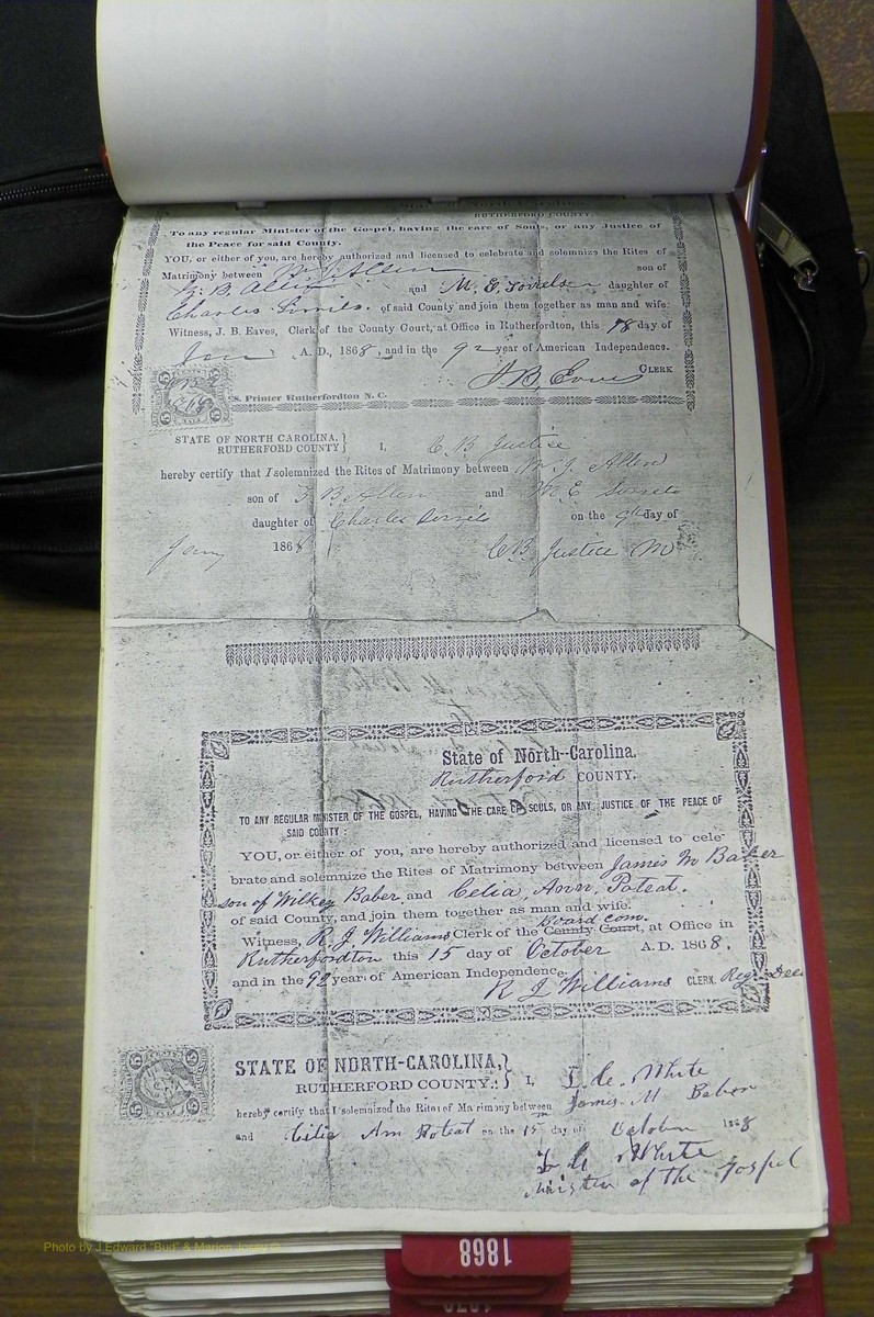 Rutherford Co, NC, Marriages 1865 - 1867 (83).JPG