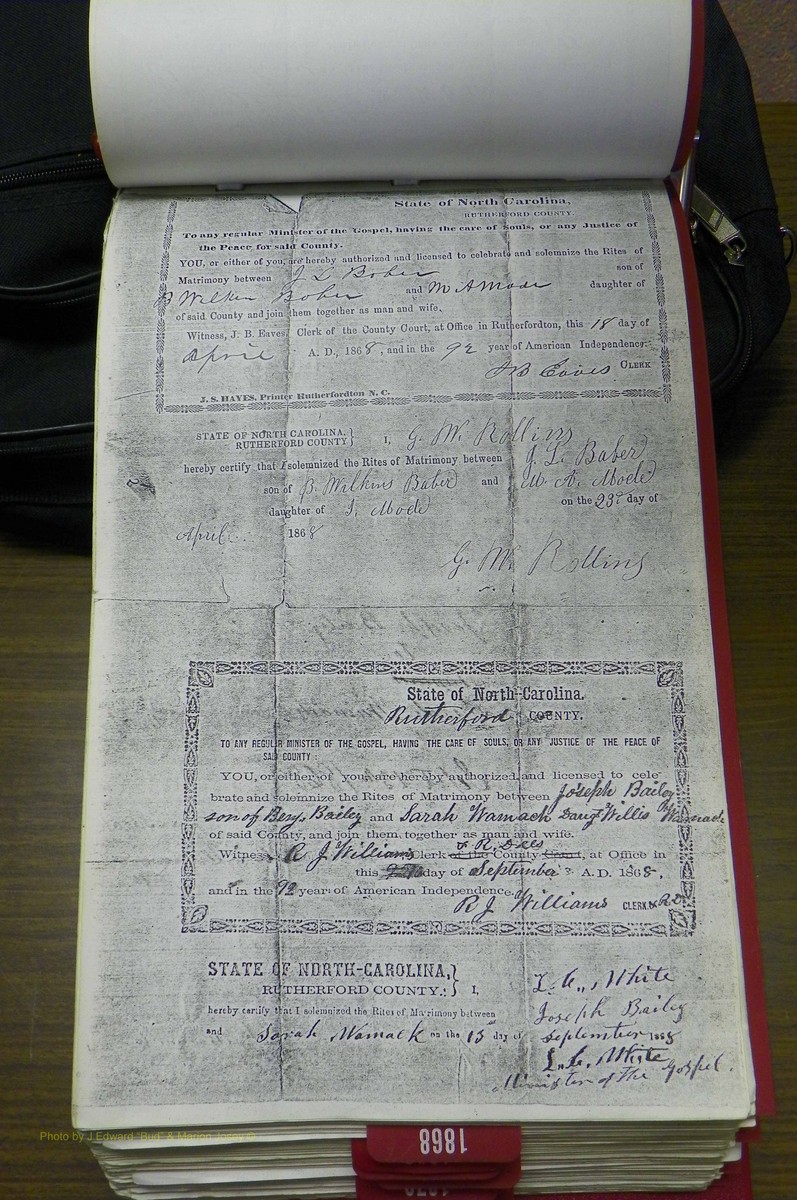 Rutherford Co, NC, Marriages 1865 - 1867 (84).JPG