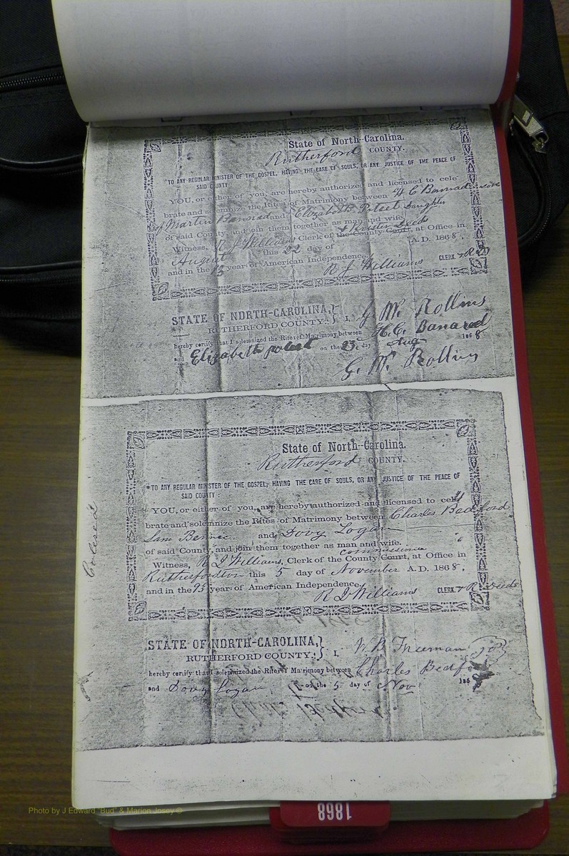 Rutherford Co, NC, Marriages 1865 - 1867 (86).JPG