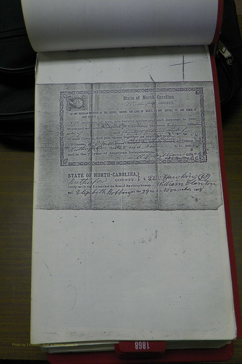 Rutherford Co, NC, Marriages 1865 - 1867 (87).JPG
