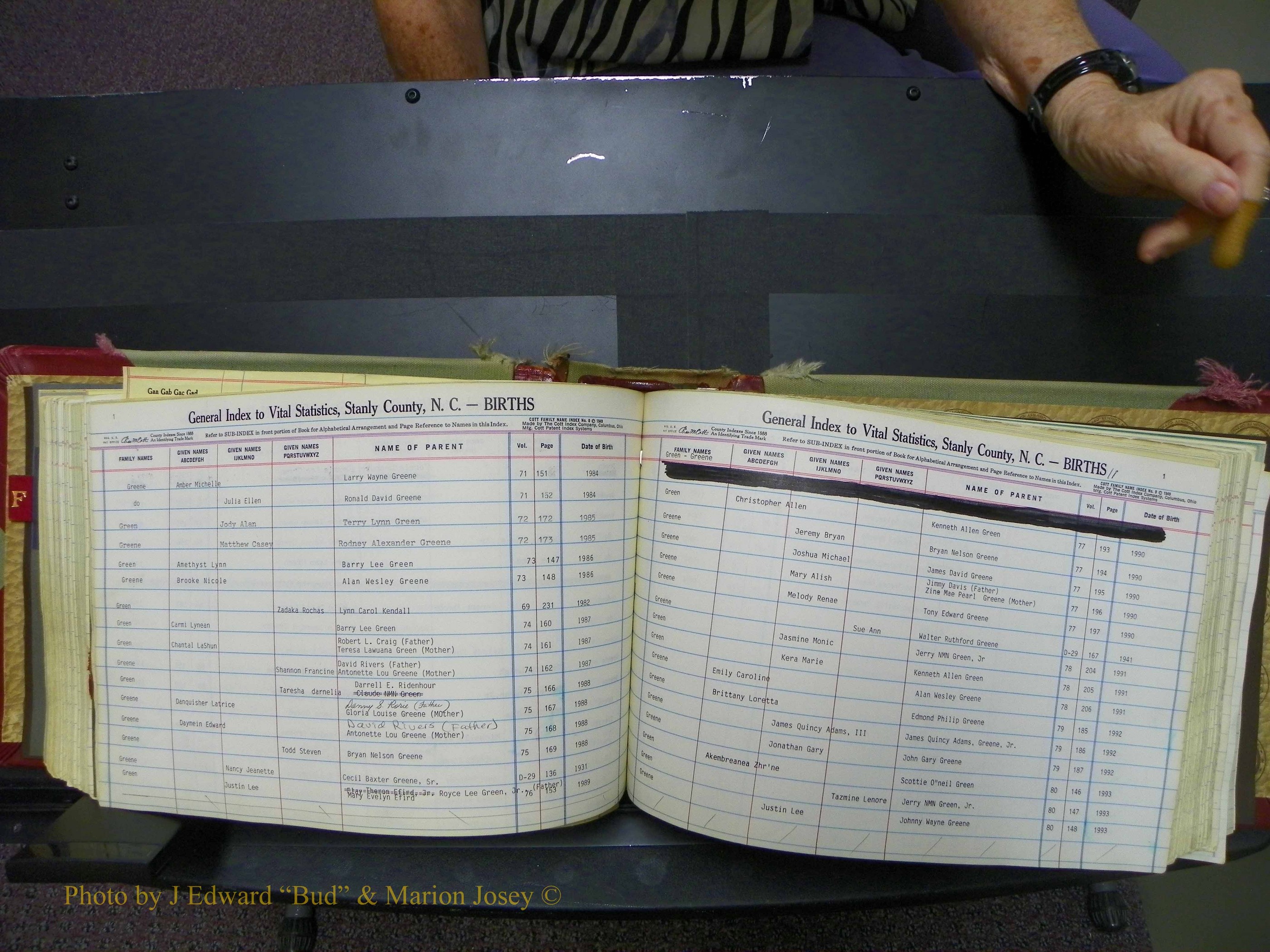 Stanley Co, NC Births, F-G, 1913-1994 (144).JPG