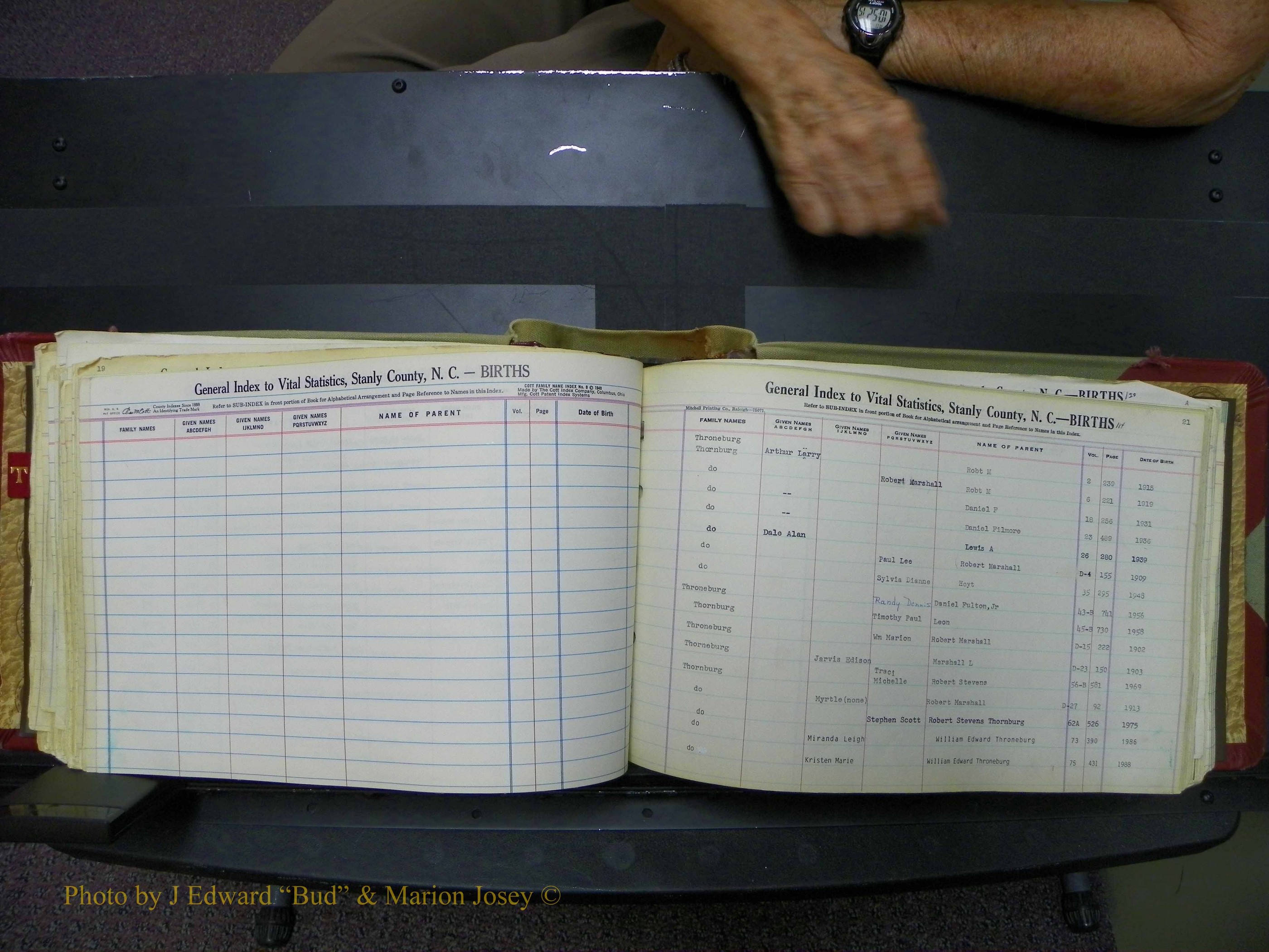 Stanley Co, NC Births, T-V, 1913-1994 (120).JPG