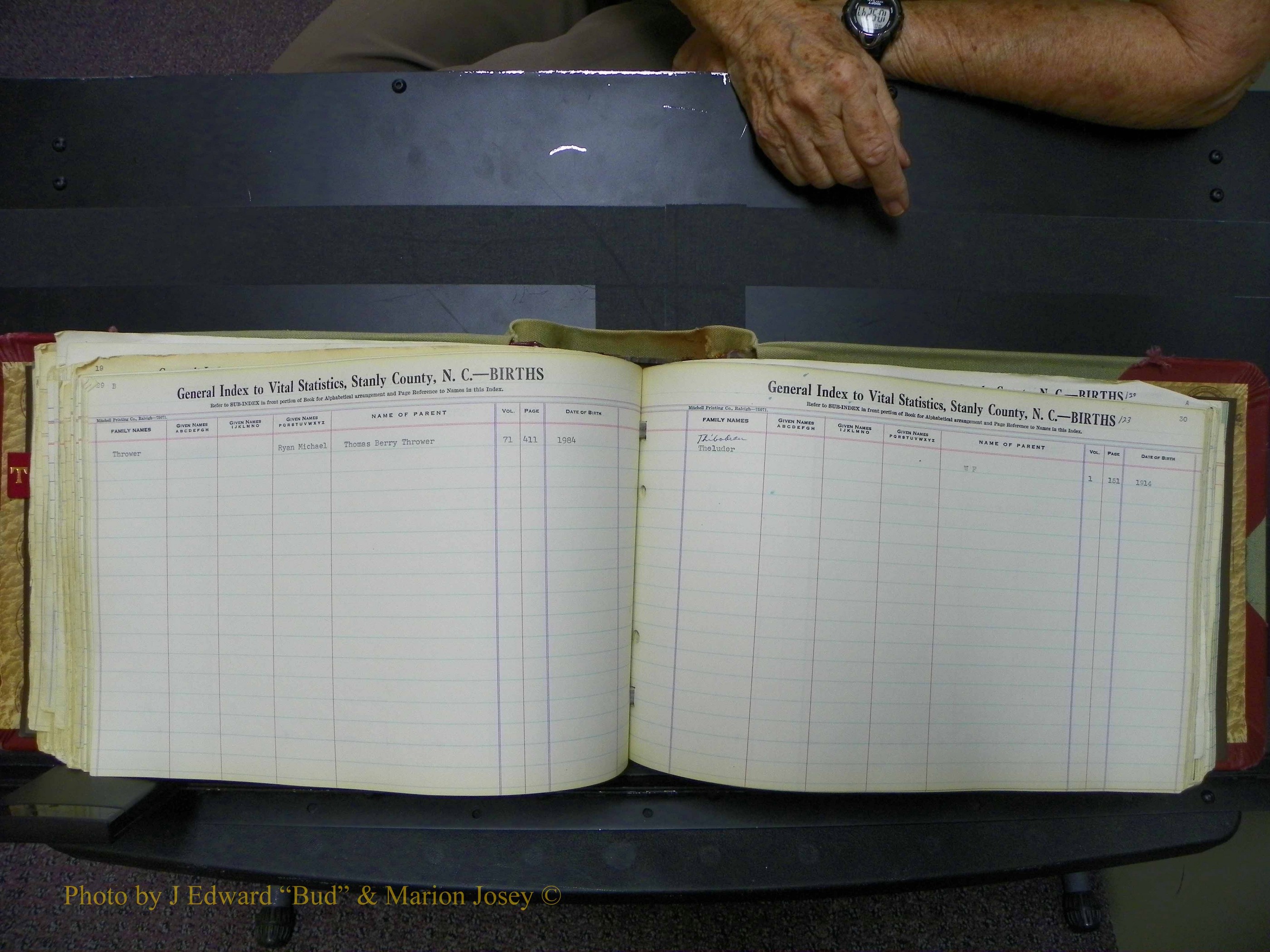 Stanley Co, NC Births, T-V, 1913-1994 (129).JPG