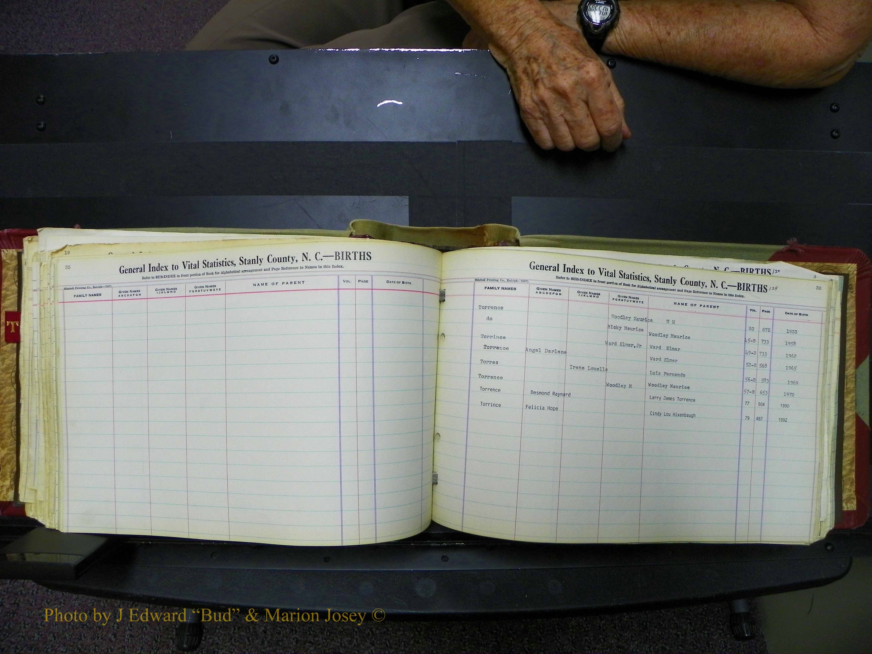 Stanley Co, NC Births, T-V, 1913-1994 (136).JPG