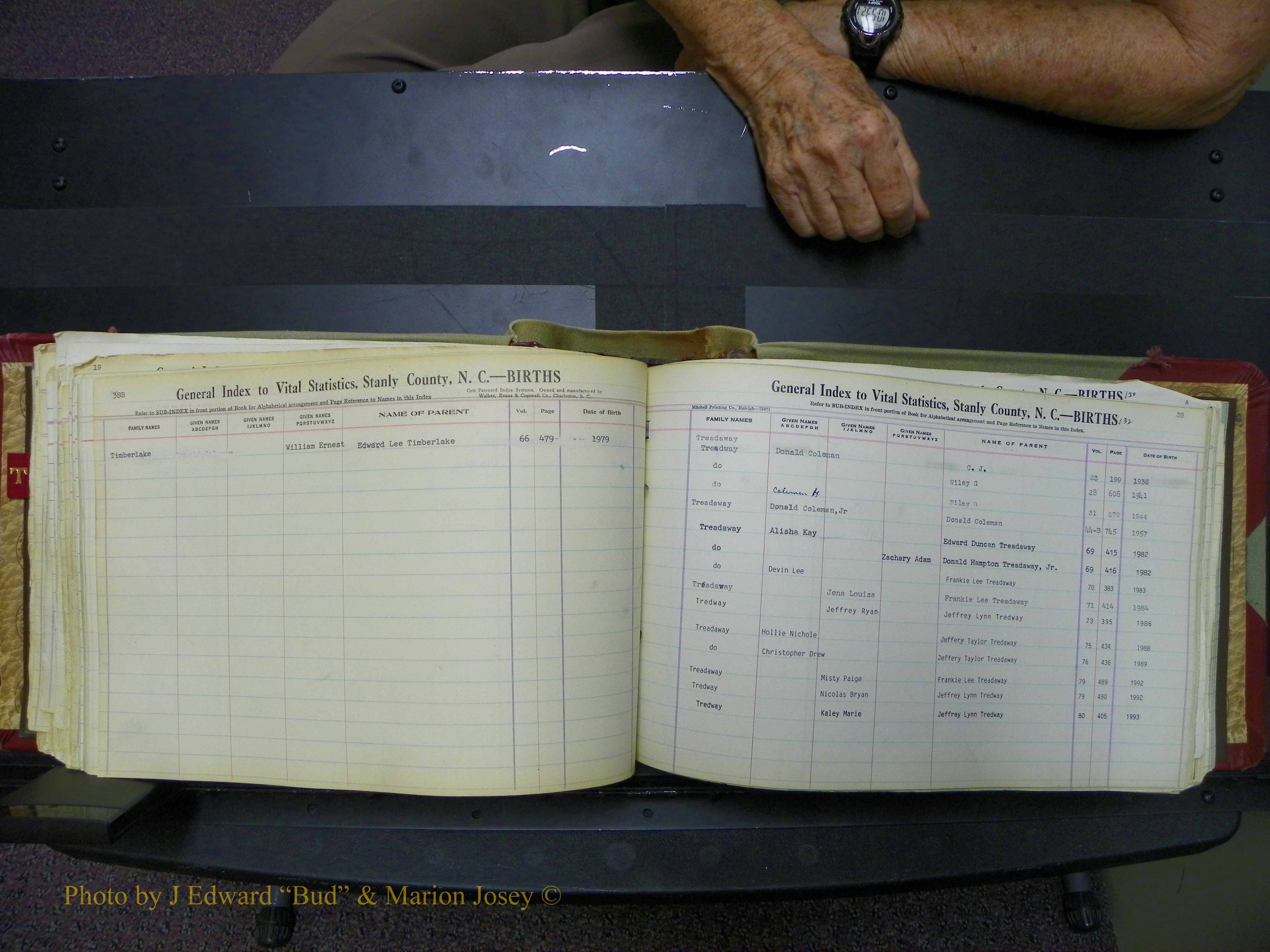 Stanley Co, NC Births, T-V, 1913-1994 (137).JPG