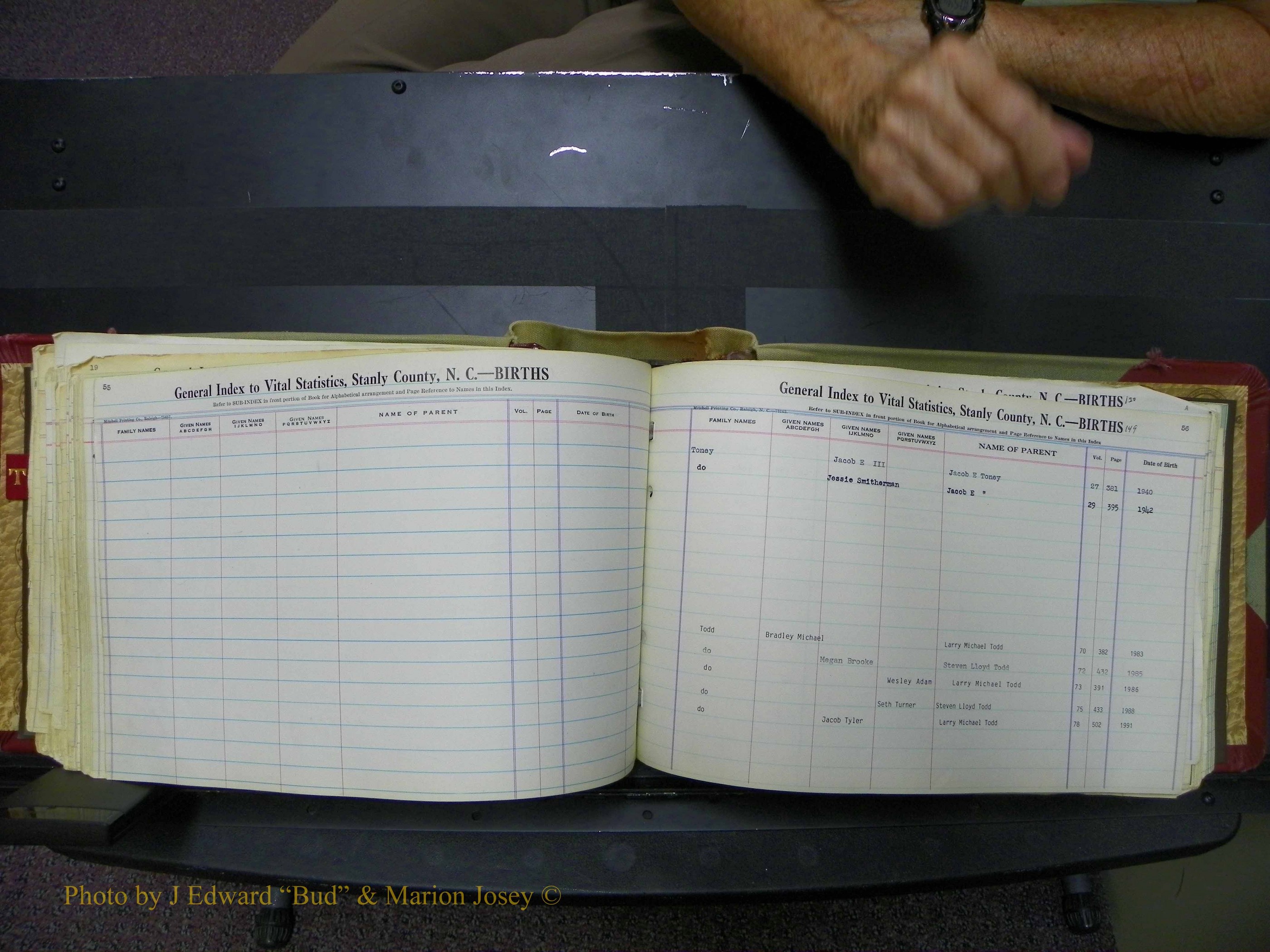 Stanley Co, NC Births, T-V, 1913-1994 (155).JPG