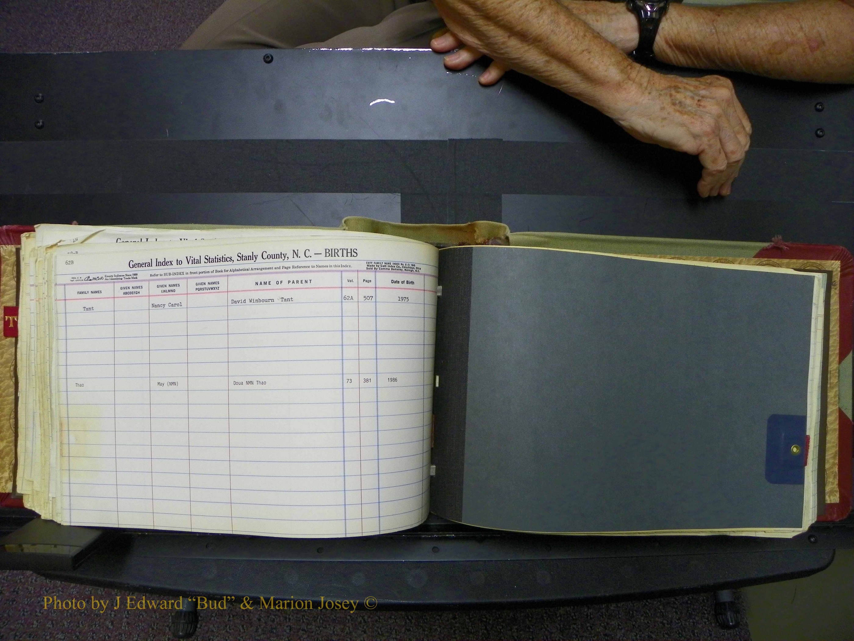 Stanley Co, NC Births, T-V, 1913-1994 (162).JPG