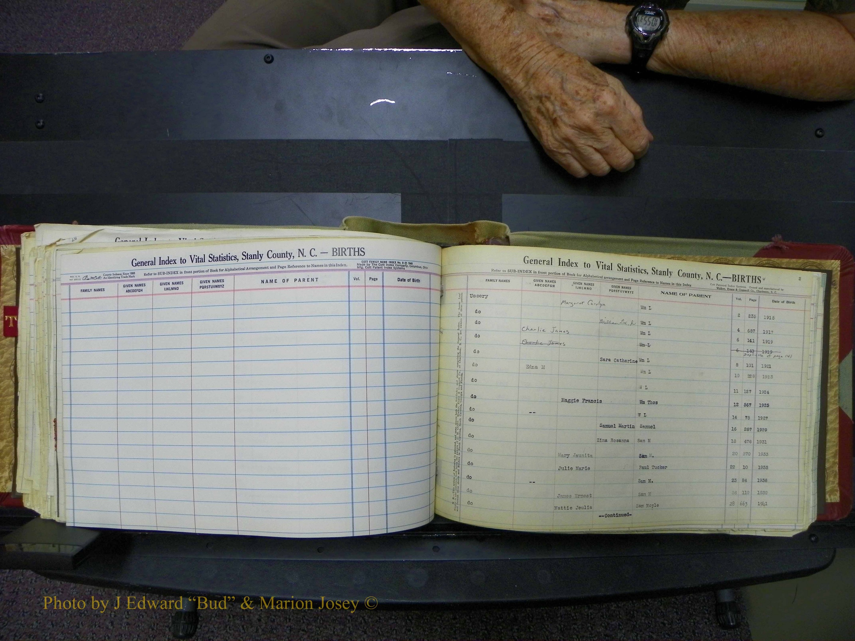 Stanley Co, NC Births, T-V, 1913-1994 (166).JPG