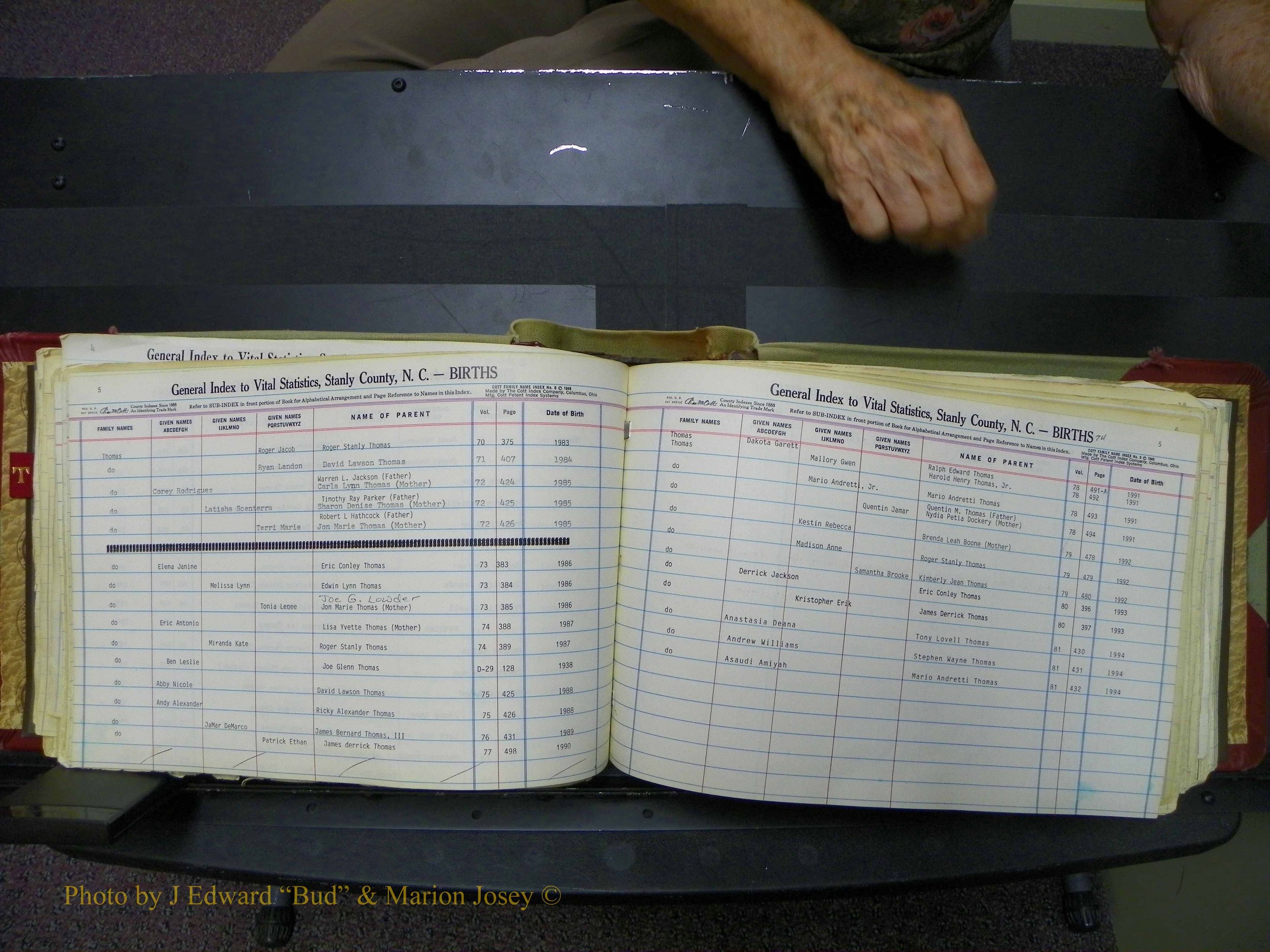 Stanley Co, NC Births, T-V, 1913-1994 (81).JPG