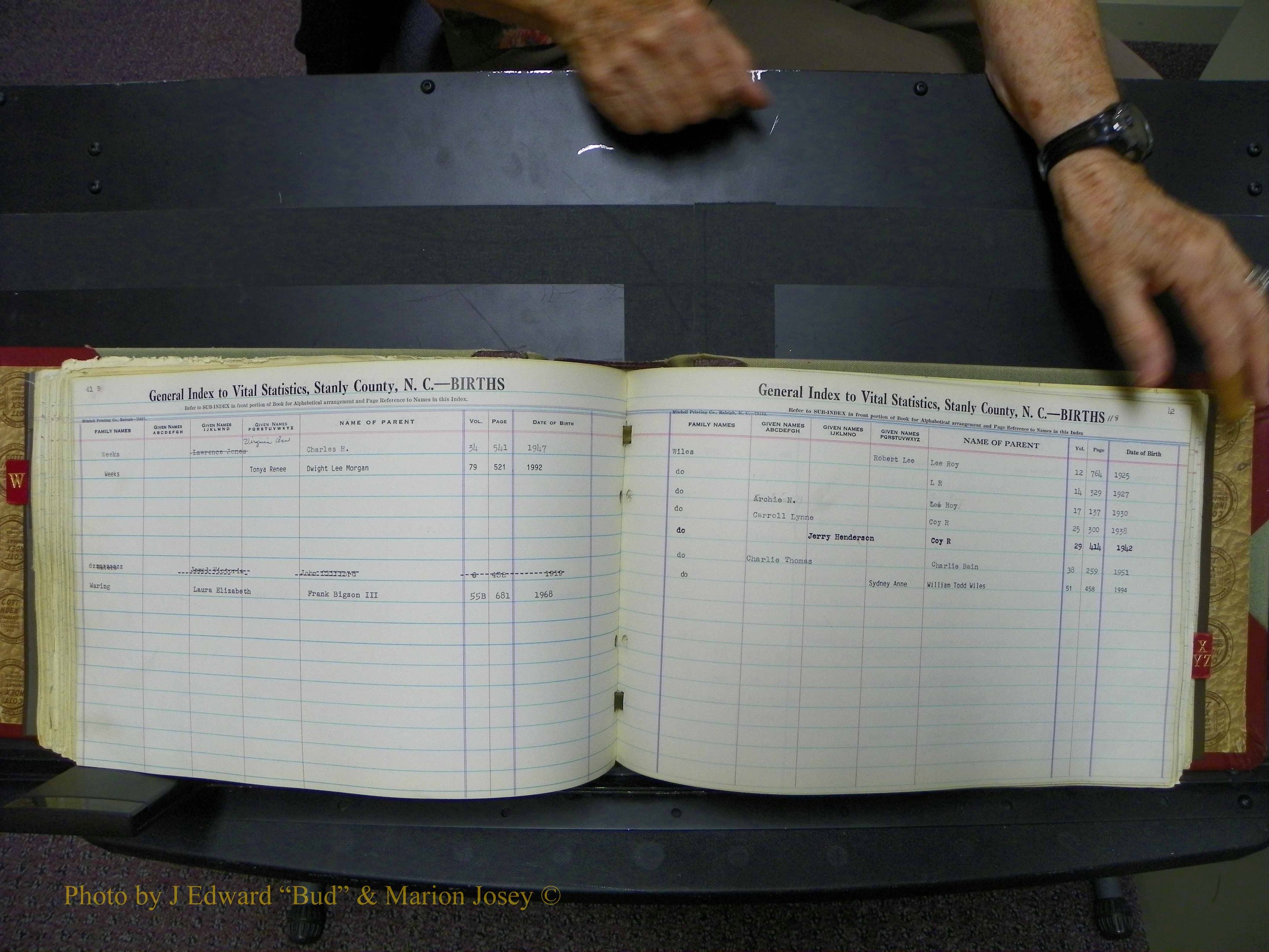 Stanley Co, NC Births, W-Z, 1913-1994 (122).JPG