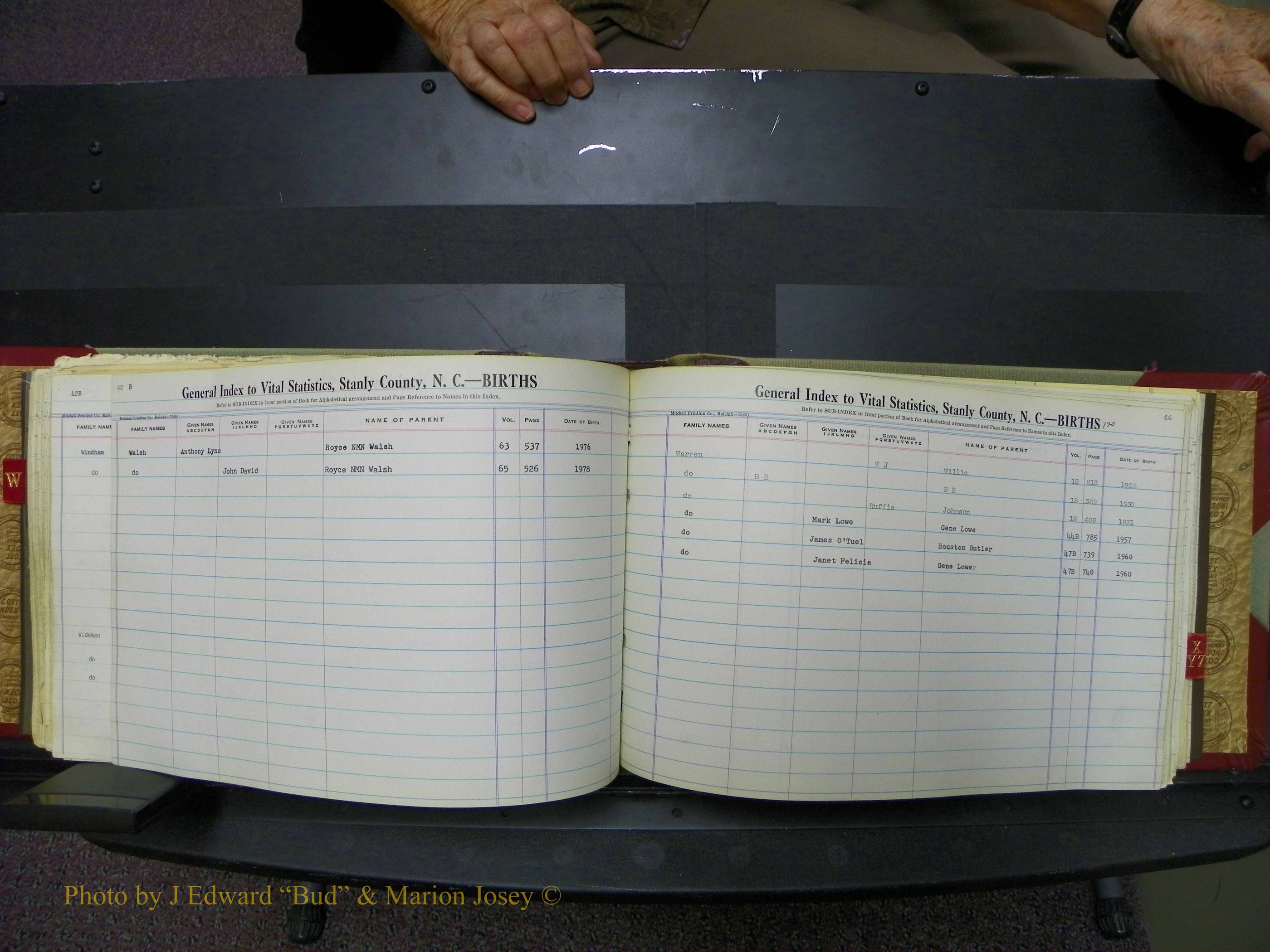 Stanley Co, NC Births, W-Z, 1913-1994 (124).JPG